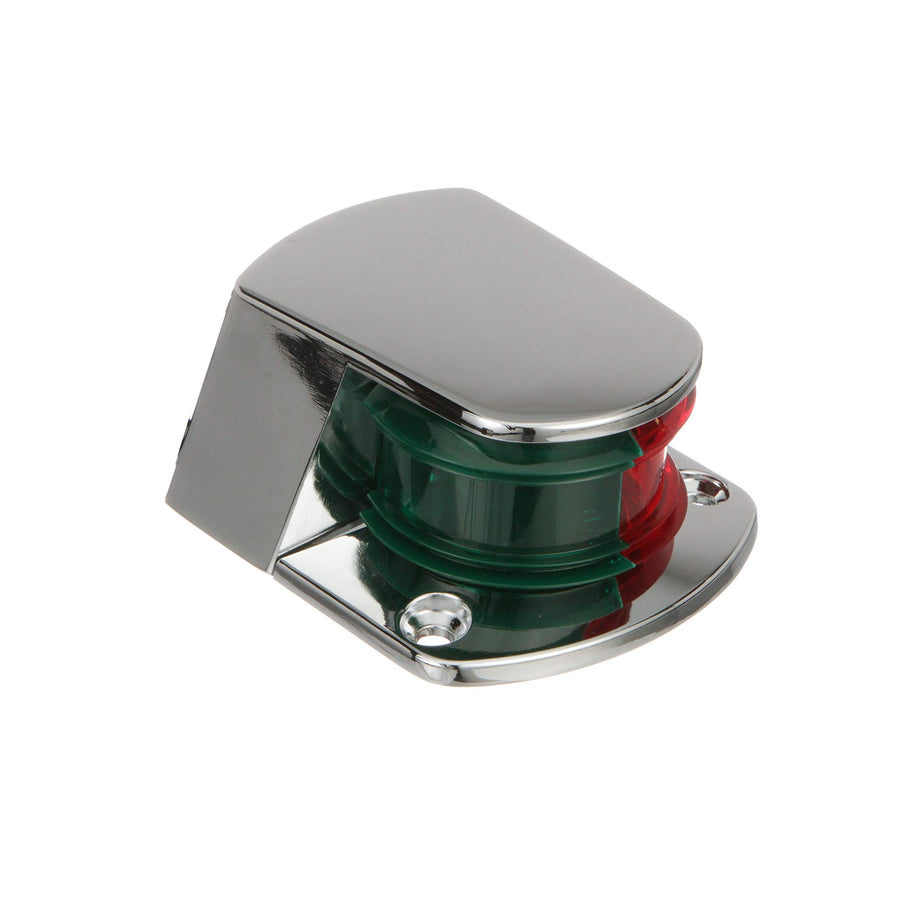 ZAMAK Attwood 1-Mile Sidelights, Bi-Color Combination, Deck Mount, Provides 1-Mile, 225-Degrees Light Visibility, 12V