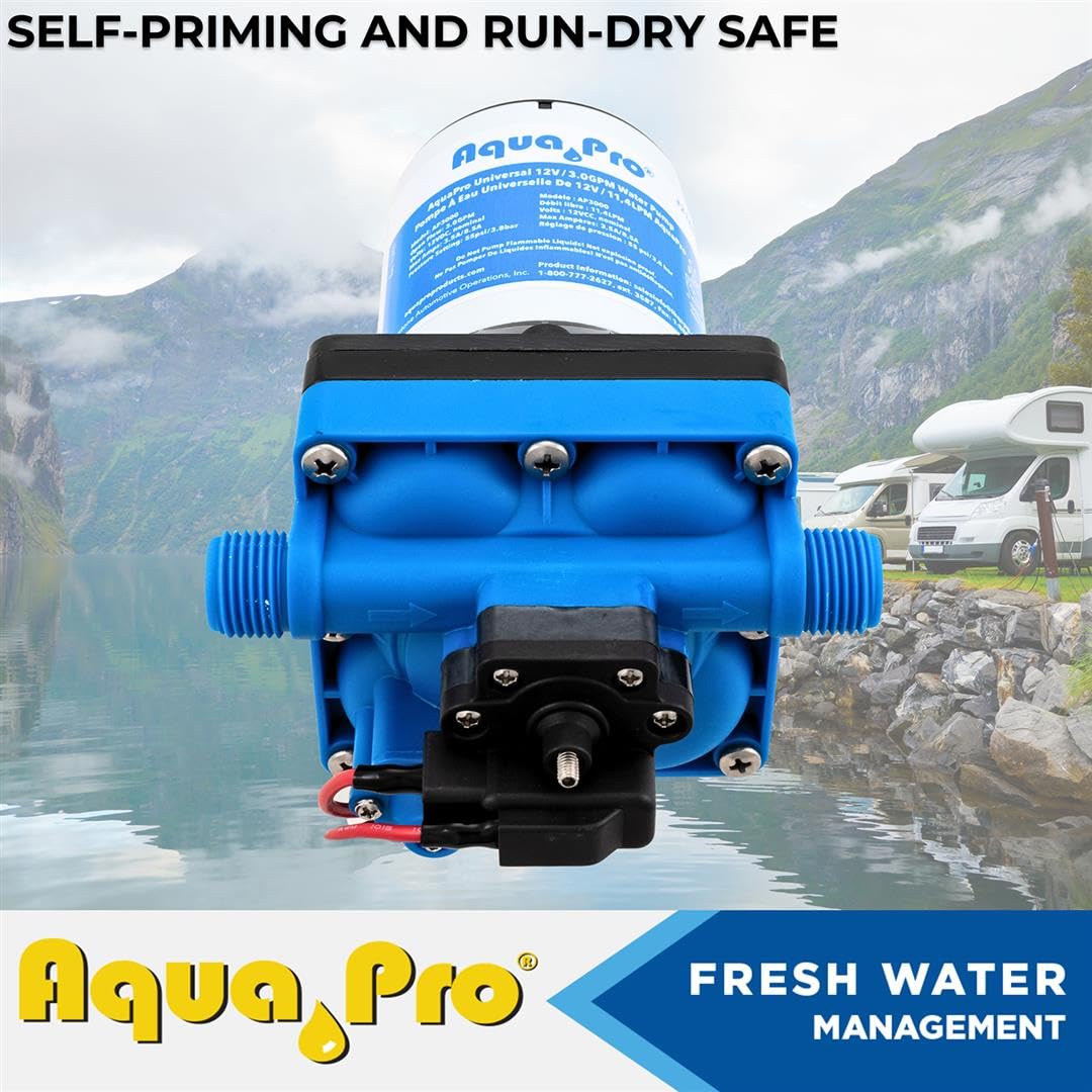 3.0Gpm Aquapro 21847 12V MUL-Fixture Pump