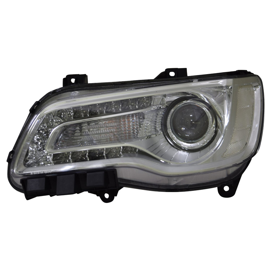 Left TYC Headlight Assembly Compatible with 2015-2017 Chrysler 300