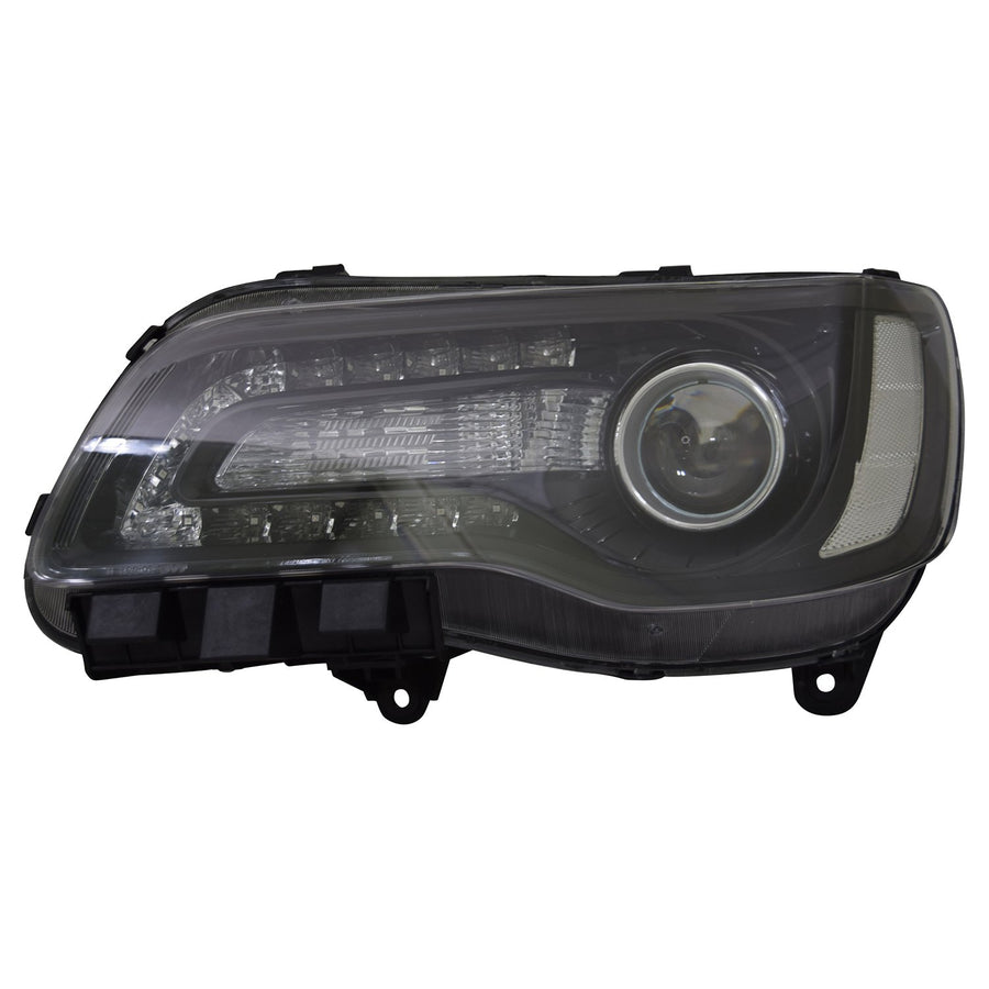 Left TYC Headlight Assembly Compatible with 2015-2017 Chrysler 300