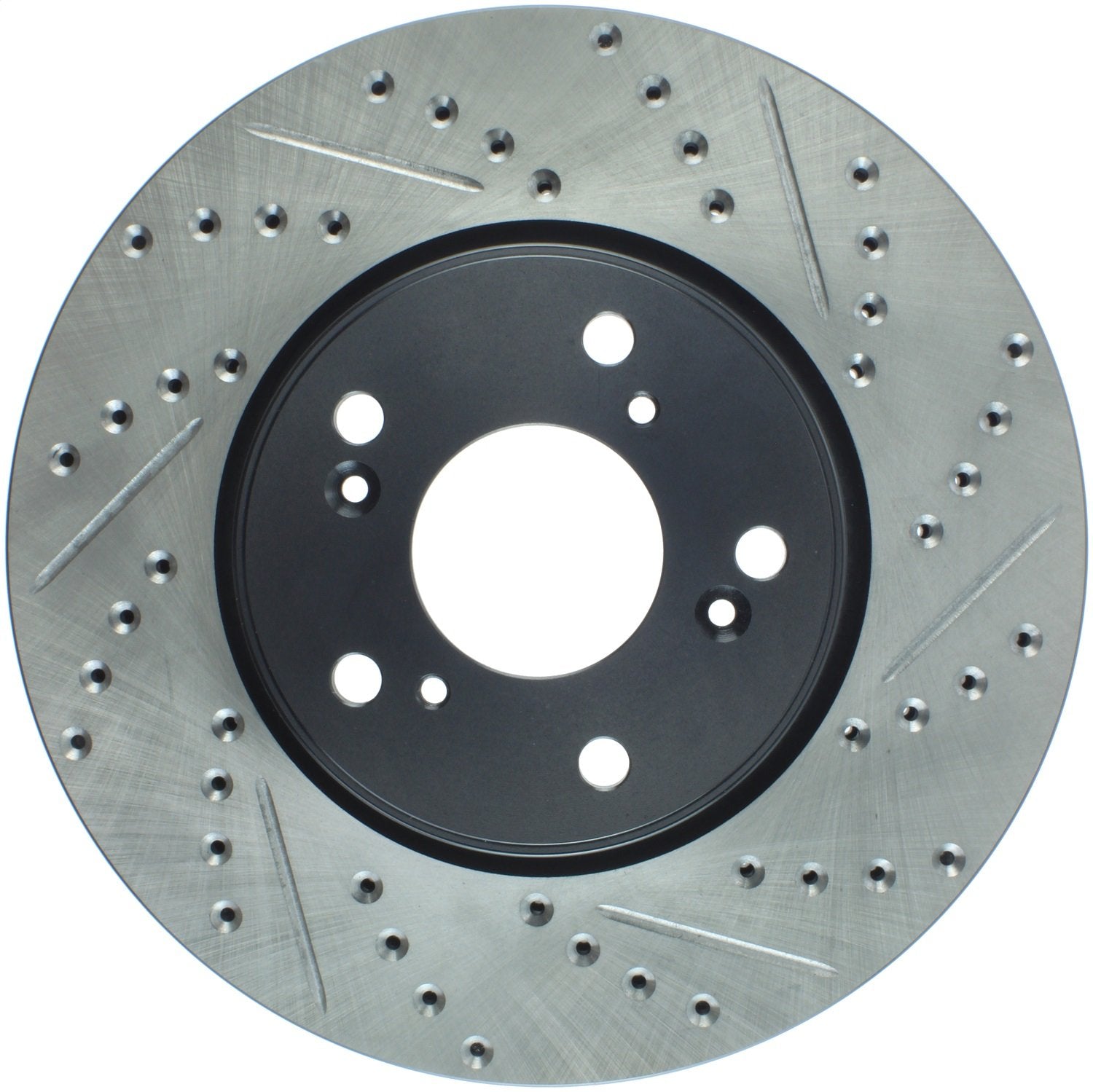 Sport Drilled/Slotted Brake Rotor StopTech 127.40086L (Front Left), 1 Pack