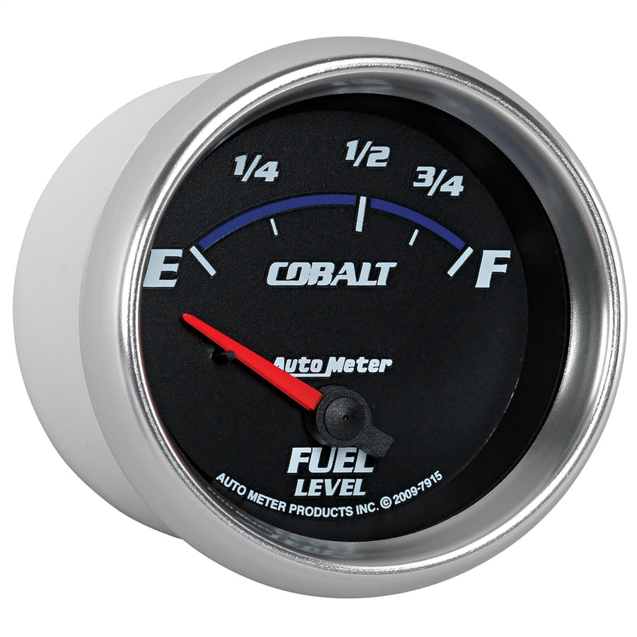 Auto Meter Cobalt 7915 2-5/8" 73 E/ 10 F Short Sweep Electric Fuel Level Gauge