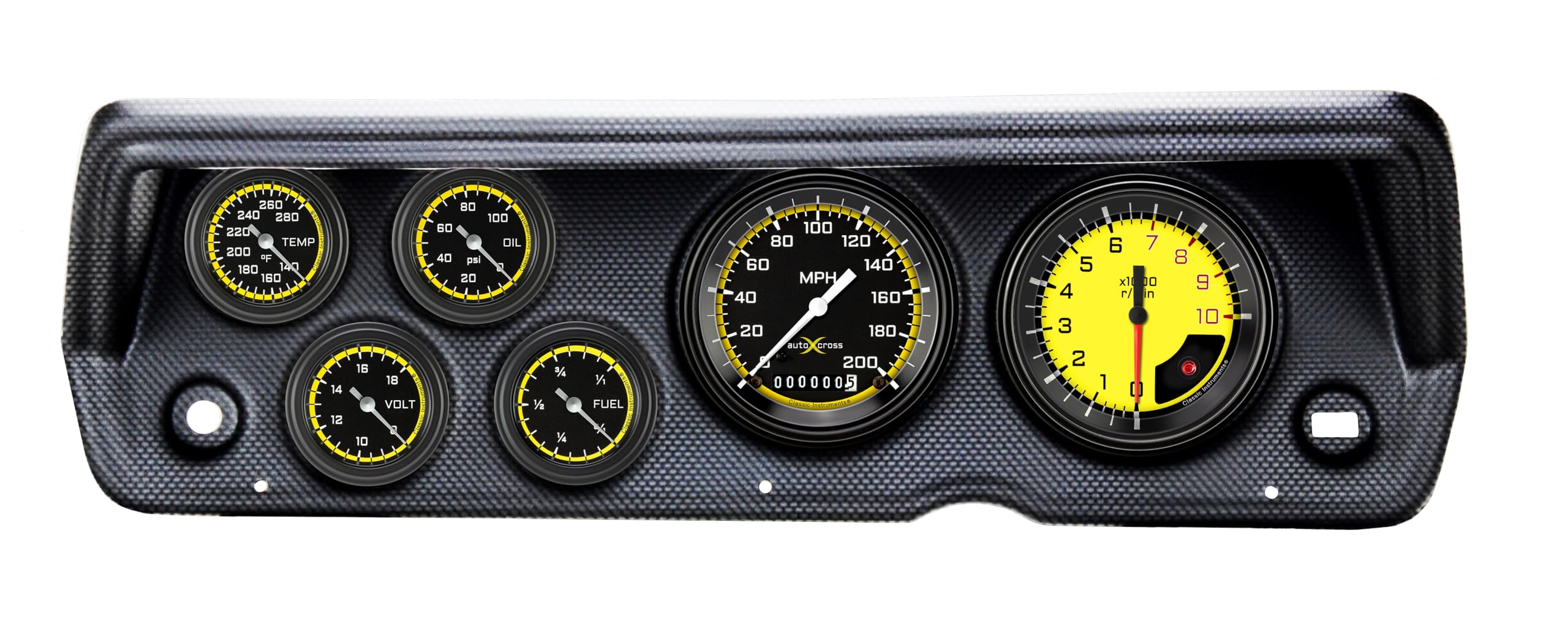 70-76 DUSTER AUTO CROSS YELLOW CDDU70AXY101CF FS 6ga SET-MOPA