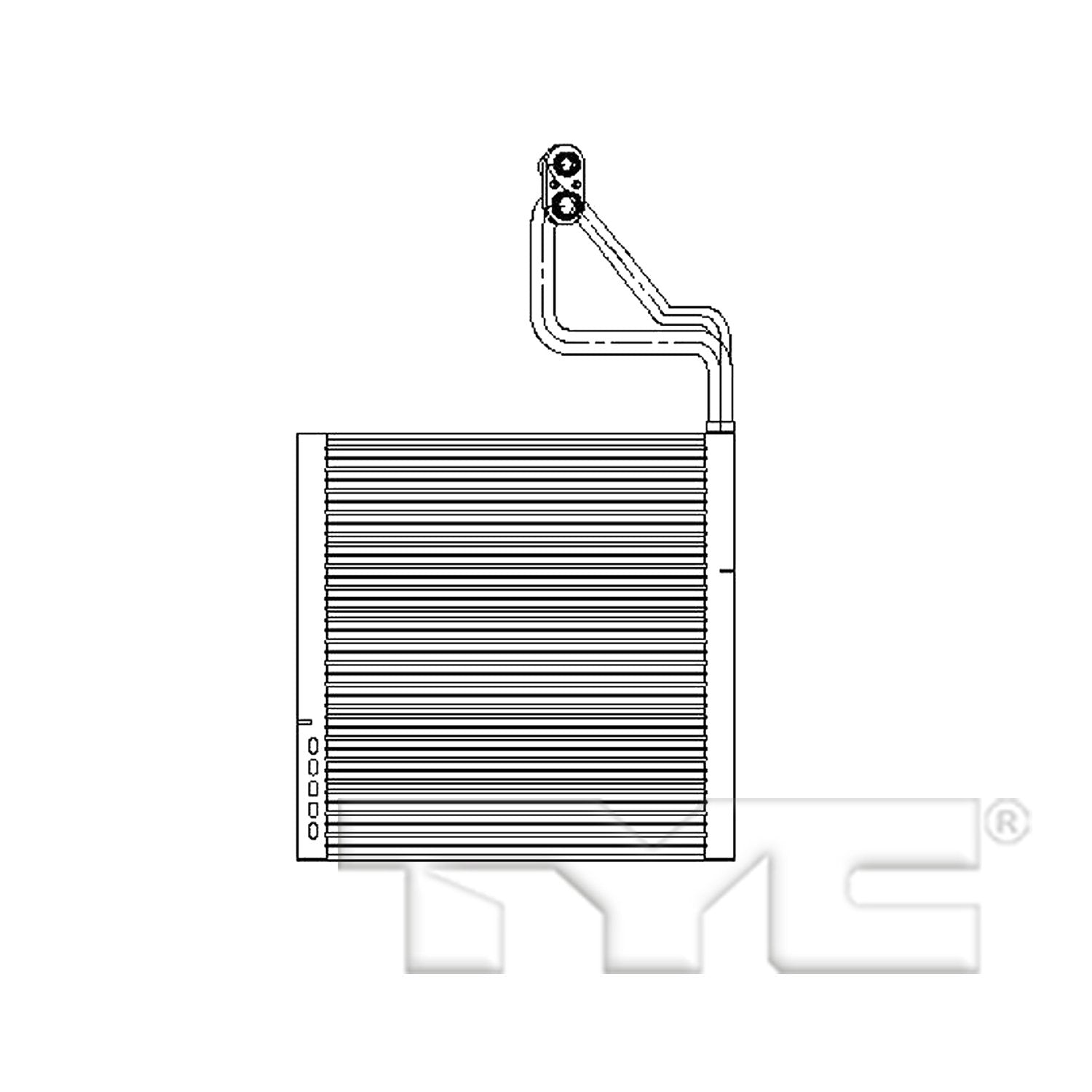 Replacement TYC 97209 Evaporator
