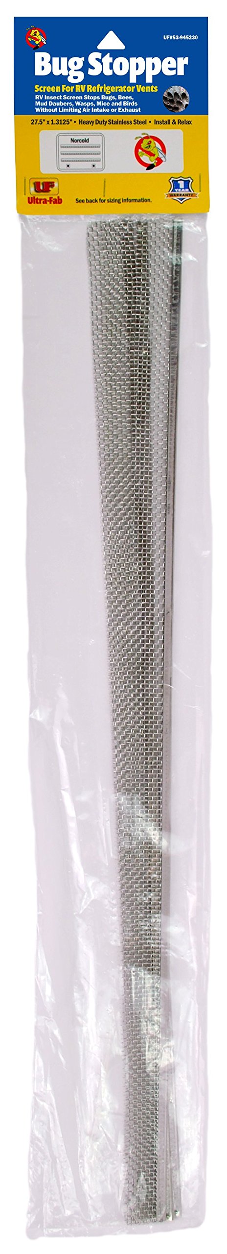Ultra-Fab UF Bug Stopper Screen for RV Refrigerator Outside Vents 53-945230