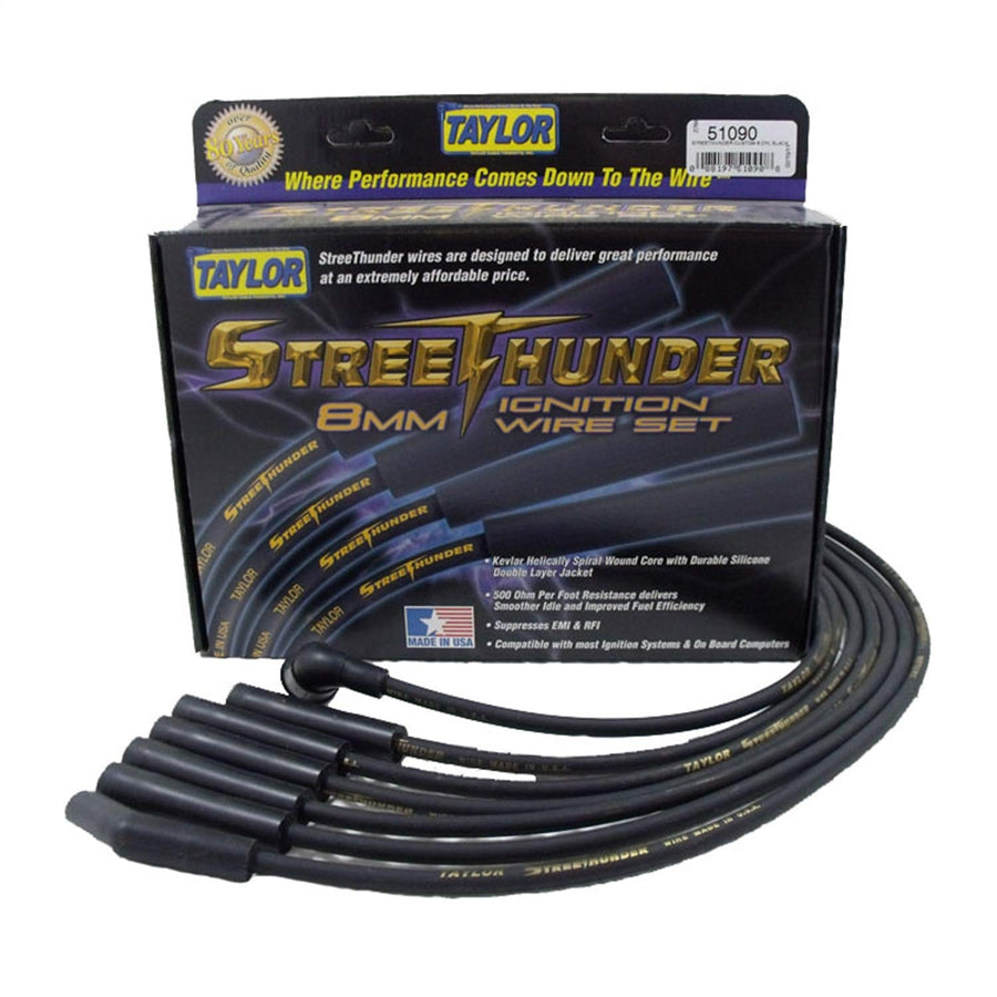 Streethunder Taylor Cable 51090 custom 6 cyl black