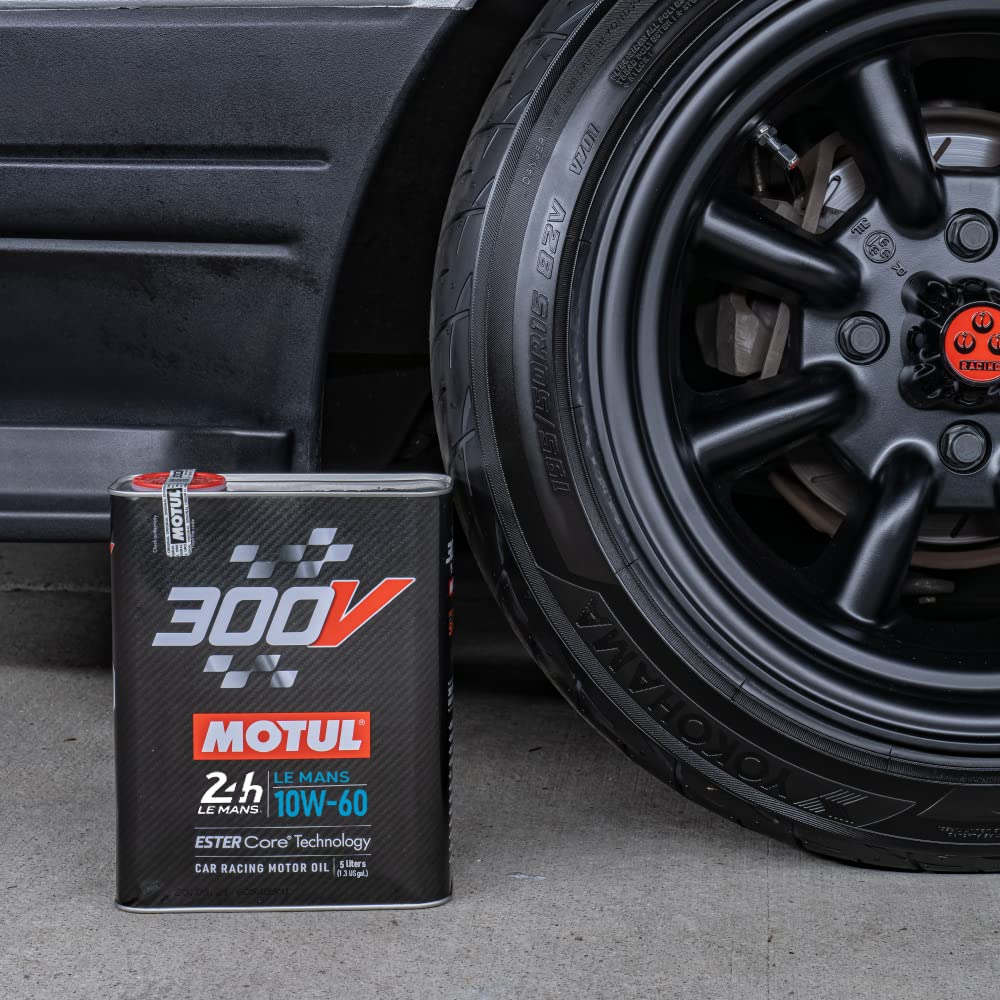 300V MOTUL 10W-60 LE MANS Car Racing Motor Oil Full Synthetic Engine Lubricant 5 Liter High Performance 4-Stroke Ester Core