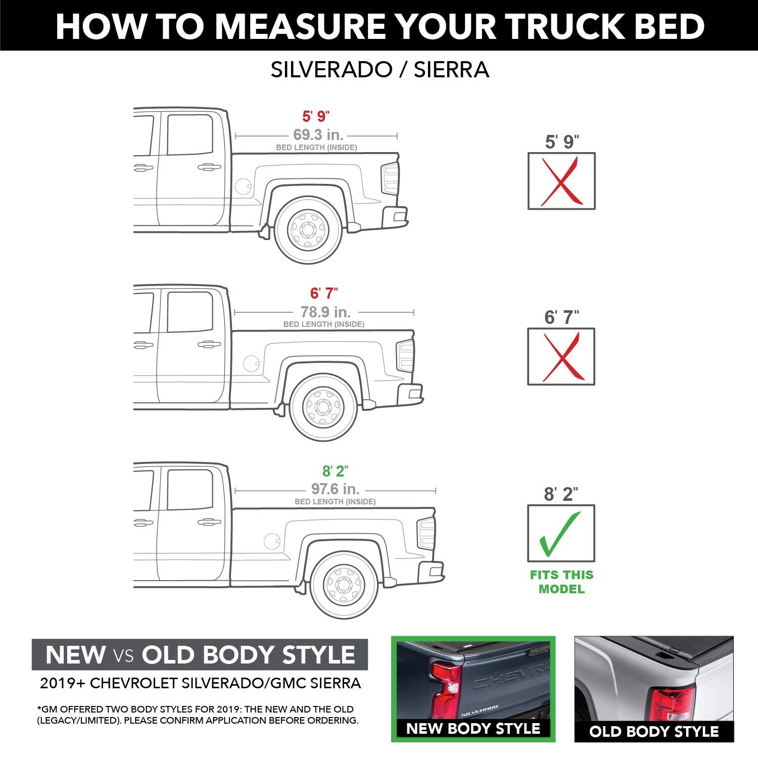 Extang Trifecta Toolbox 2.0 Soft Folding Truck Bed Tonneau Cover | 93455 | Fits 2014 - 2019 Chevy/GMC Silverado/Sierra 1500, 2014-18 2500/3500HD 8' 2" Bed (97.8")