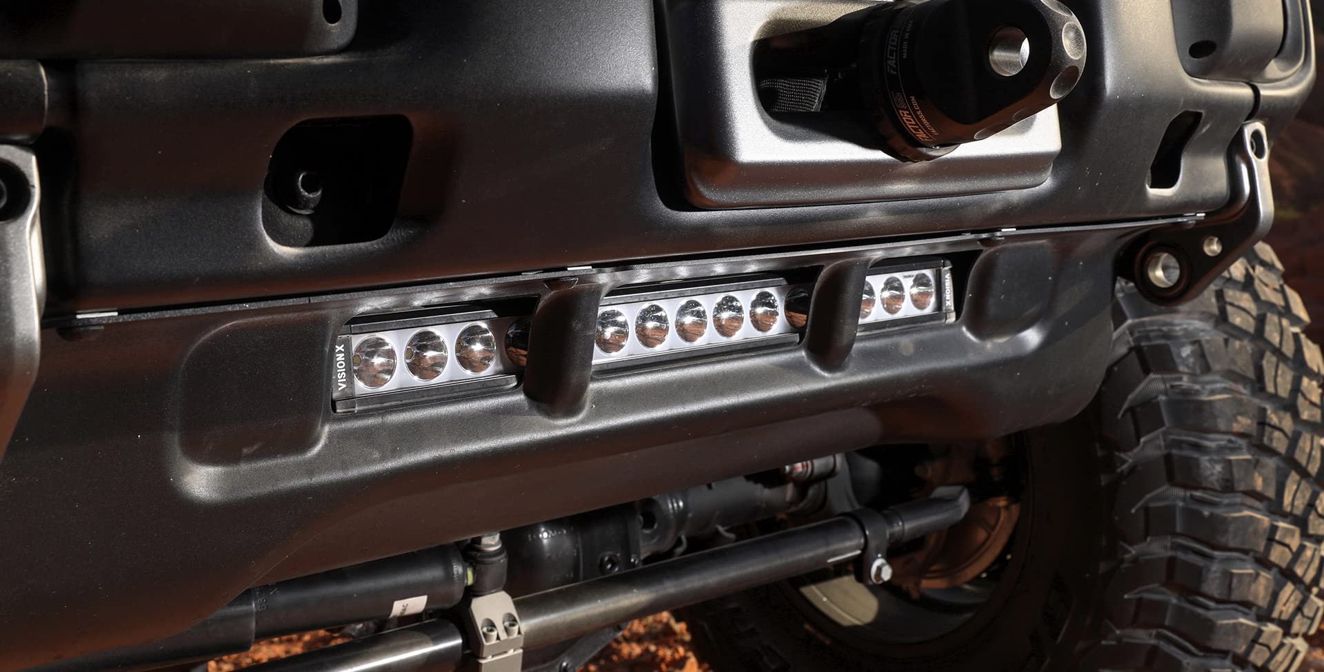 Front Bumper Skid Plate Light Bar Mount AEV - JL Wrangler / JT Gladiator