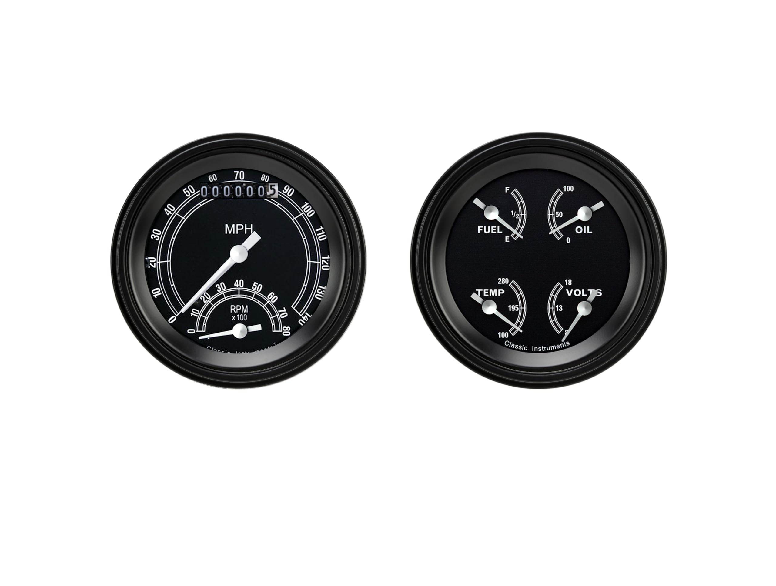 TR32BLF Classic Instruments Traditional 3In Ultimate & 3In Quad Gauge-Gm