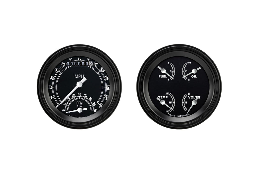TR32BLF Classic Instruments Traditional 3In Ultimate & 3In Quad Gauge-Gm
