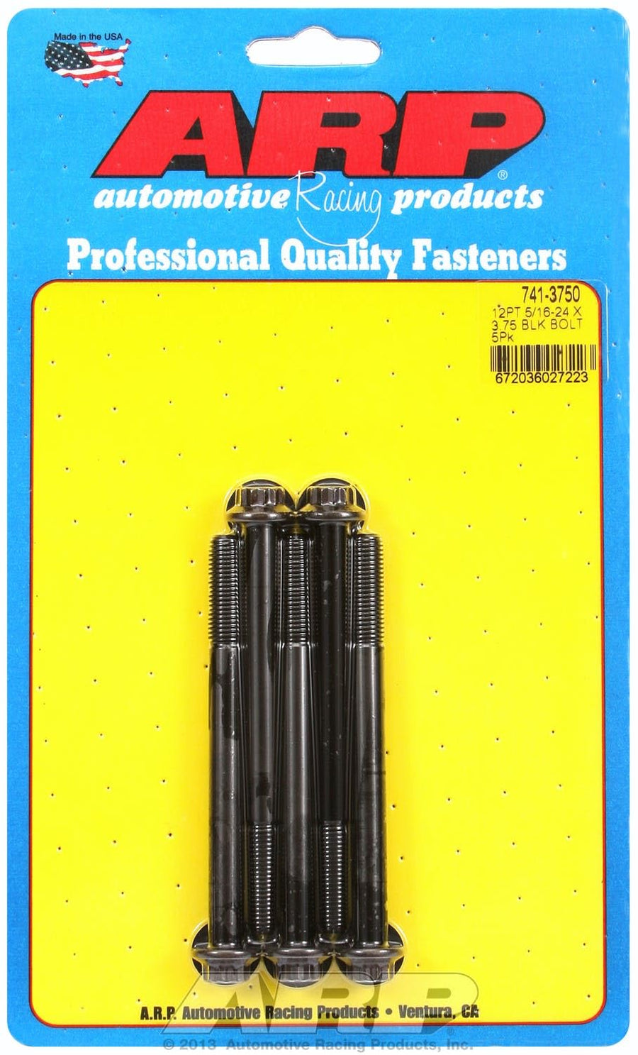Black ARP (741-3750) Oxide Bolt