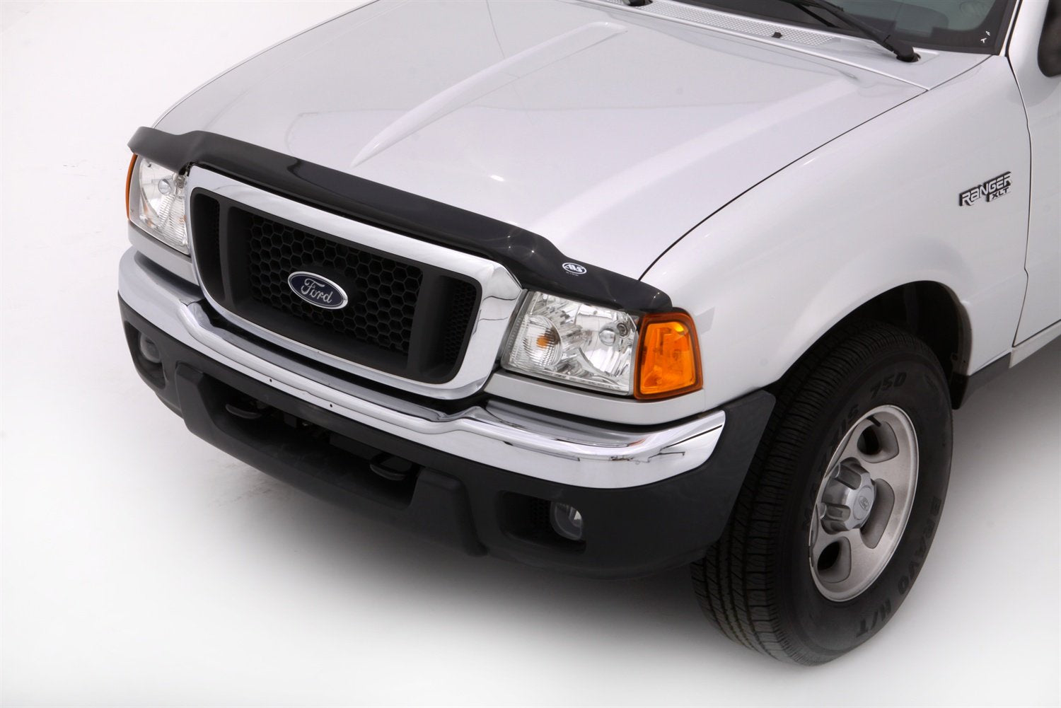 Hoodflector Bug Shield / Auto Ventshade [AVS] Hood Protector | Fits 2004 - 2012 Ford Ranger, 1 pc. | Dark Smoke - 21730