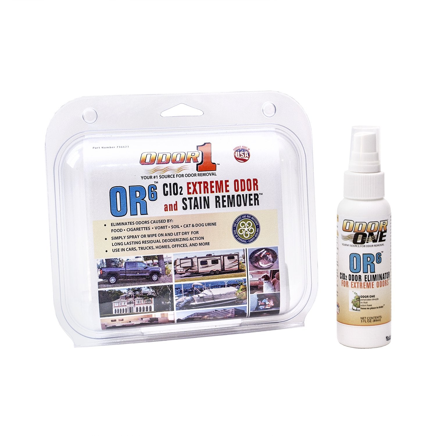 Max Strength Odor One 736623 OR-6 Odor and Stain Remover