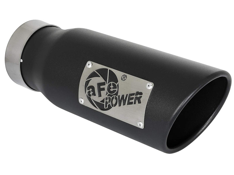 Apollo GT Series aFe POWER 49-44136-B 3" Cat-Back Exhaust System, Black Tip, 409 Stainless Steel, fits GM Trucks