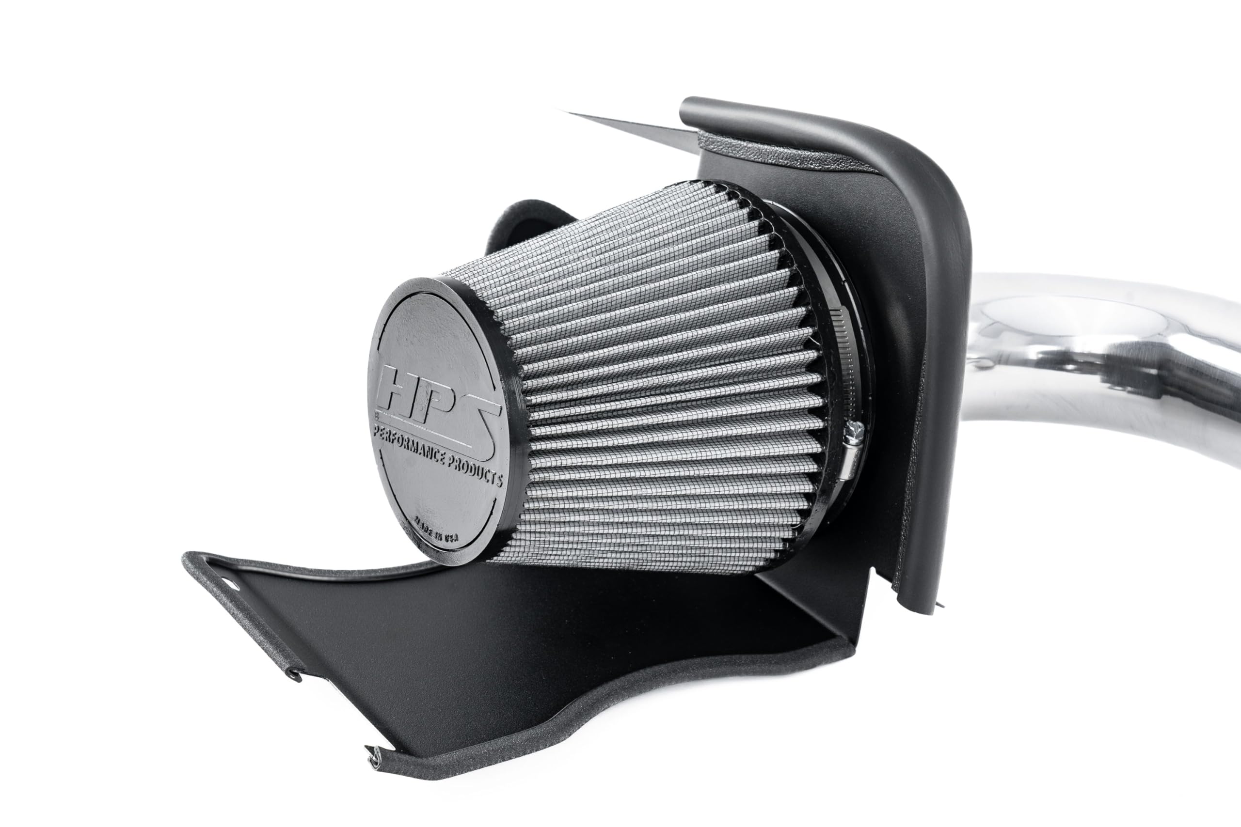 HPS Air Intake Kit Polished with Heat Shield Compatible for 2022-2023 Hyundai Kona N 2.0L Turbo, 827-721P