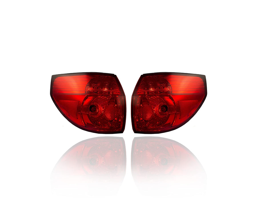 Tail Light Assembly - Compatible/Replacement Cooling Direct for 06-10 Toyota Sienna - Both Pair, Left Driver Right Passenger (Van Side Panel) - 81550AE020, 81560AE020
