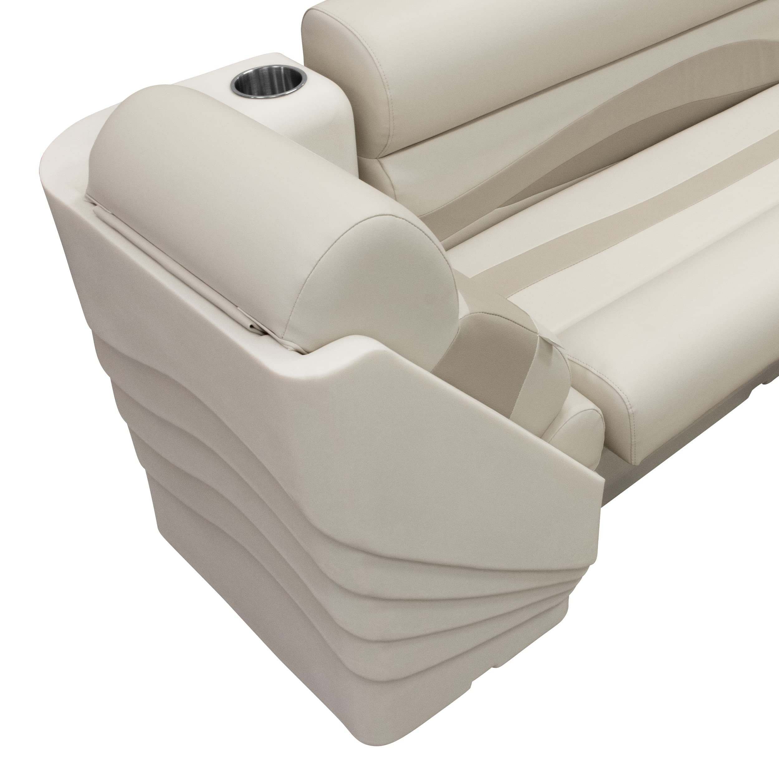 Wise Premier Series BM13006R-1066 Pontoon Right Lean Back Recliner, Stone/Mocha Java/Khaki