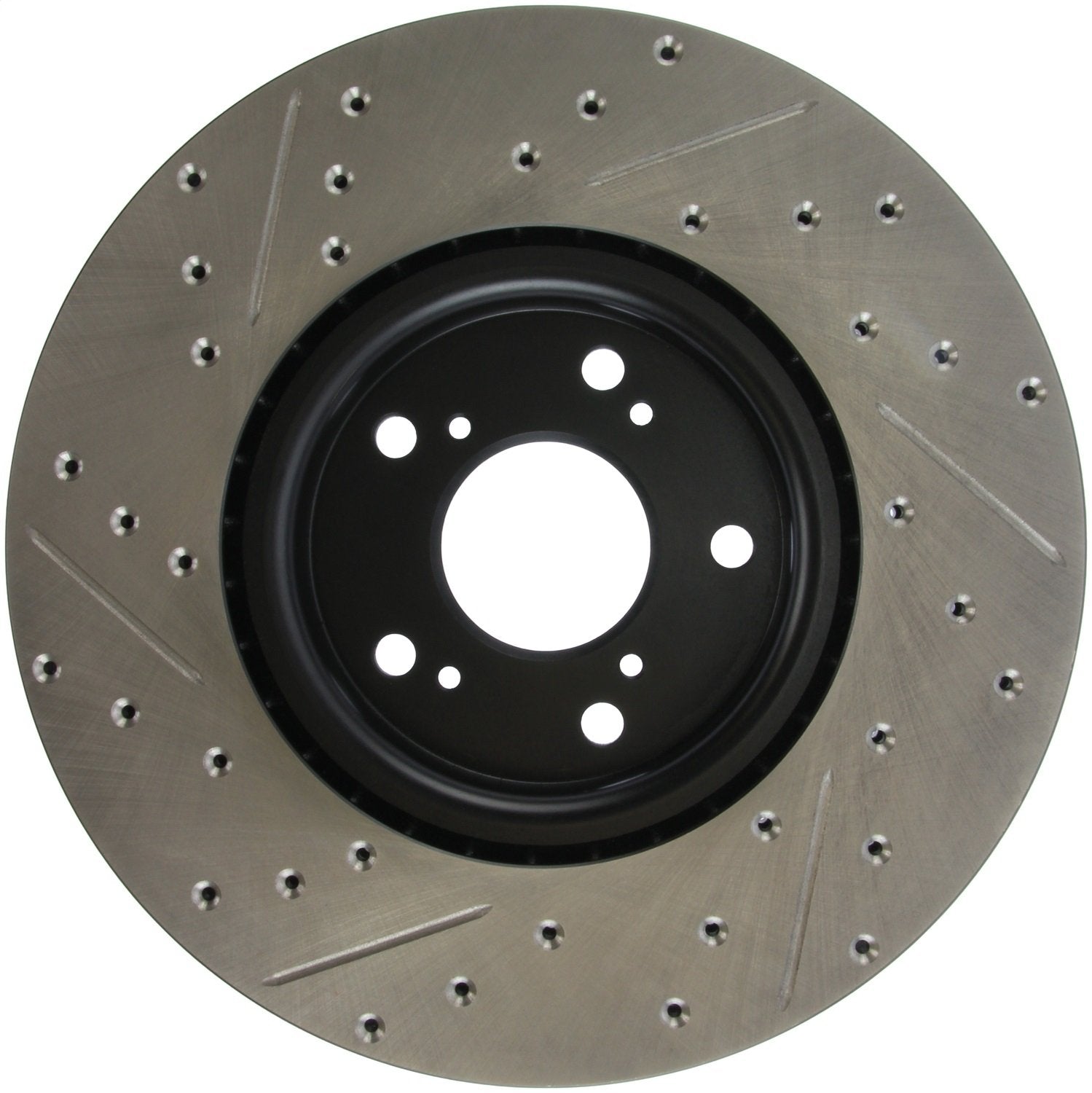 Sport StopTech Front Left Drilled/Slotted Disc Brake Rotor 127.40062L - Fits 2004-2008 Acura TL Vehicles