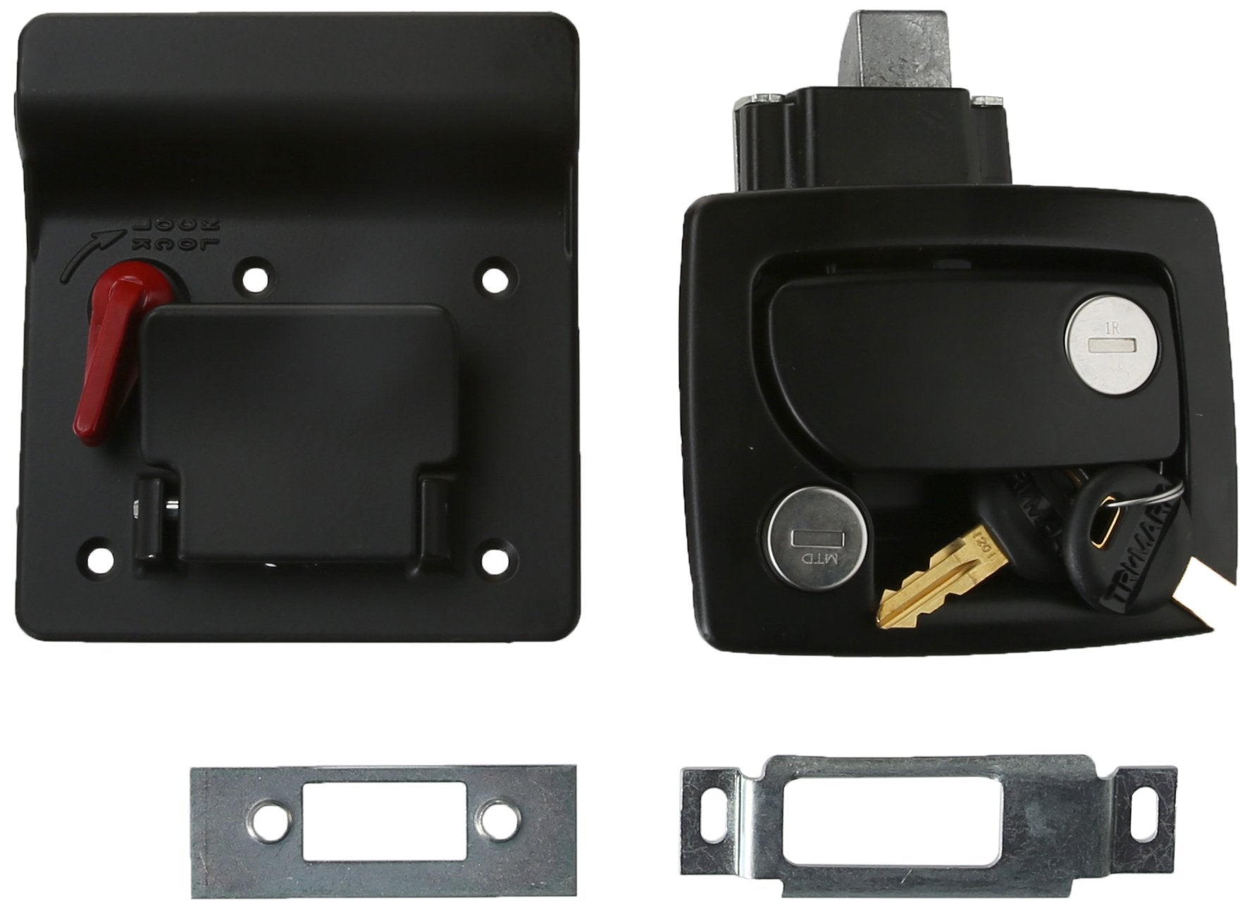 Black RV Designer Travel Trailer Lock T500
