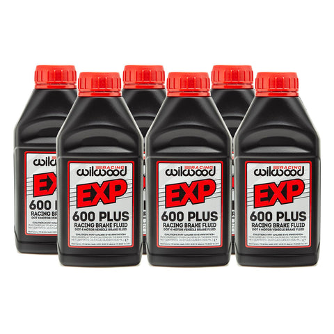 600 Plus EXP Racing Brake Fluid - 6 Pack-500 ml Bottles
