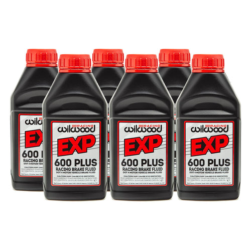 600 Plus EXP Racing Brake Fluid - 6 Pack-500 ml Bottles