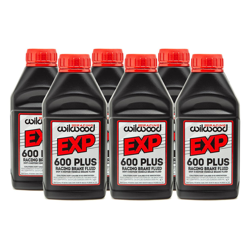 600 Plus EXP Racing Brake Fluid - 6 Pack-500 ml Bottles