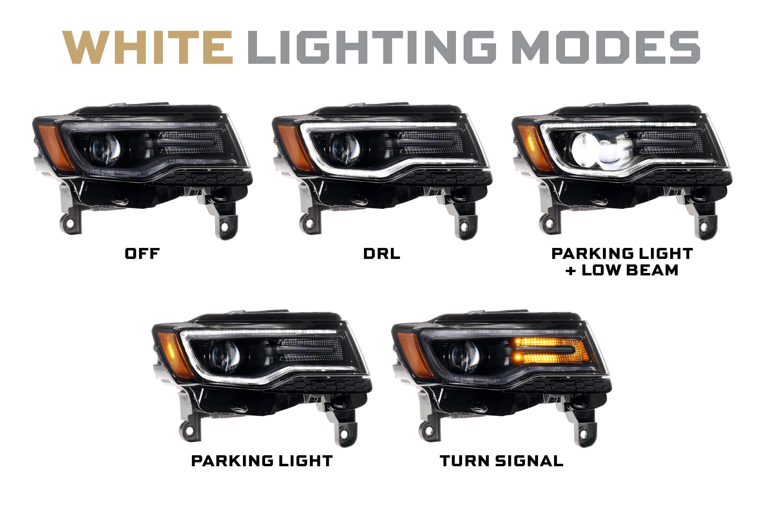 Morimoto LED XB Gen 2 Headlights for Jeep Grand Cherokee 14-22 (LF279)