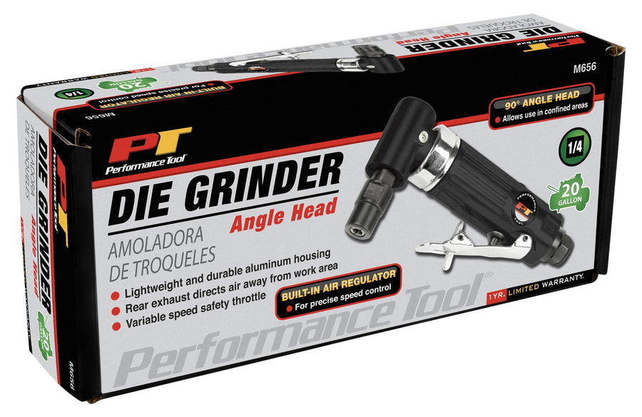 M656 Performance Tool 1/4-Inch Angle Head Die Grinder