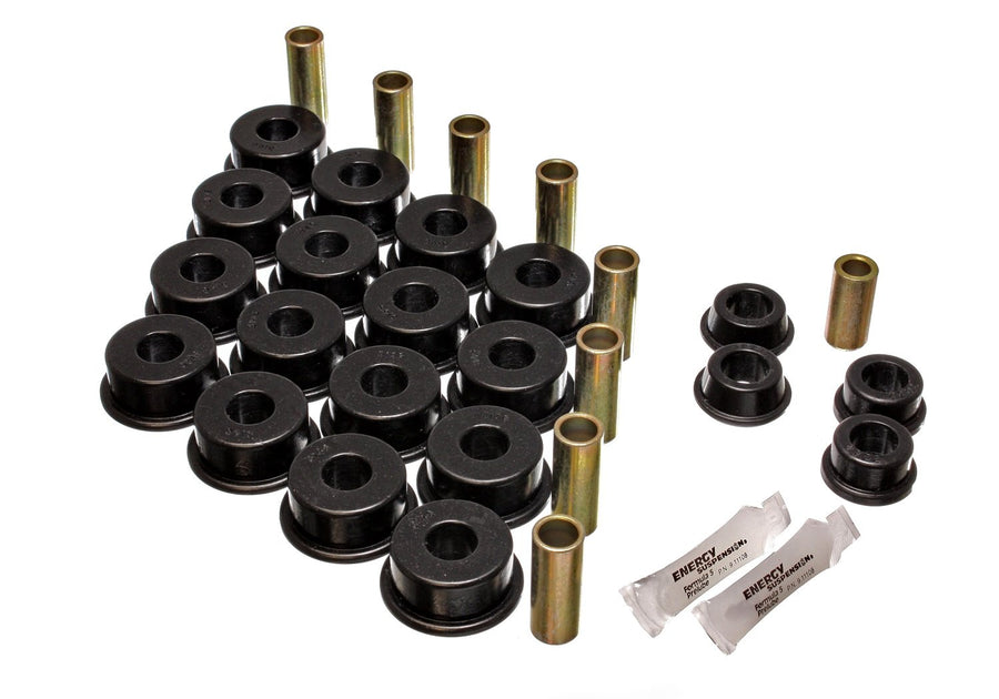 8.3109G Energy Suspension Control Arm Bushing Set; Black; Rear; Performance Polyurethane;