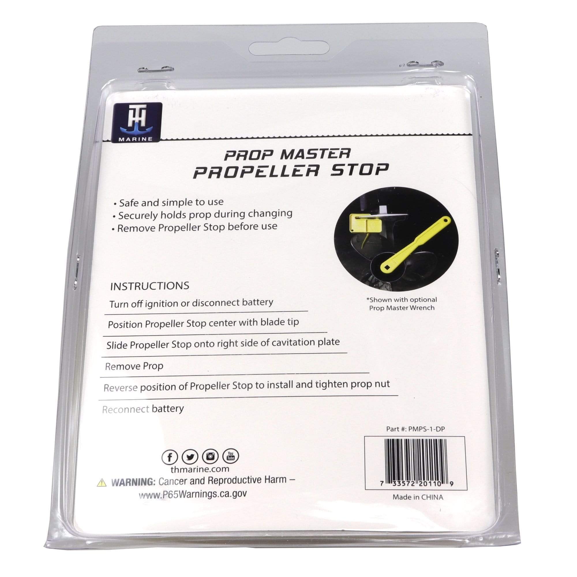 Prop Master T-H Marine PMPS-1-DP Prop Stop Propeller Stop, Default Title