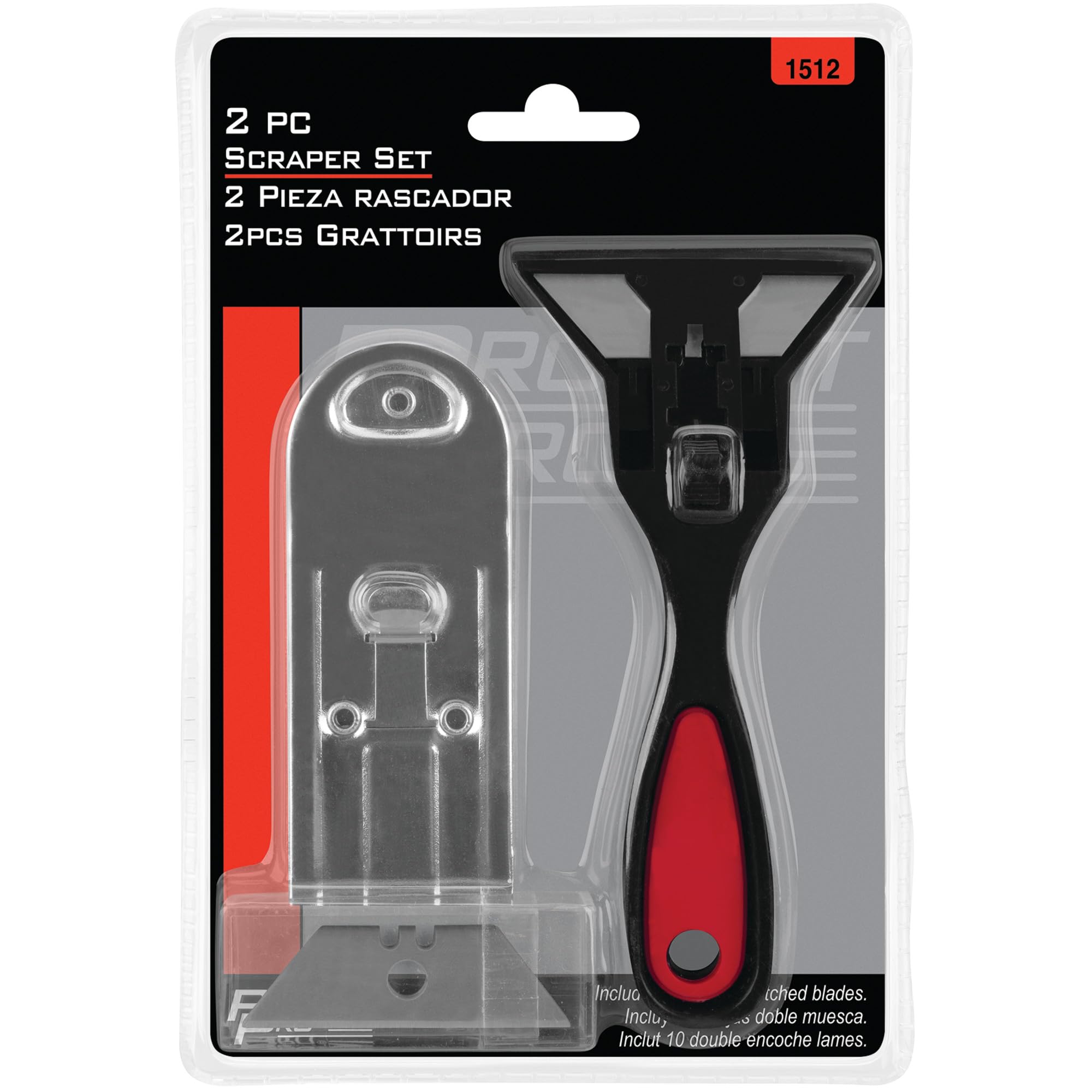 Scraper Set Performance Tool 1512, 2 Piece - Perfect for Removing Gaskets, Paint, and Rust with Ease