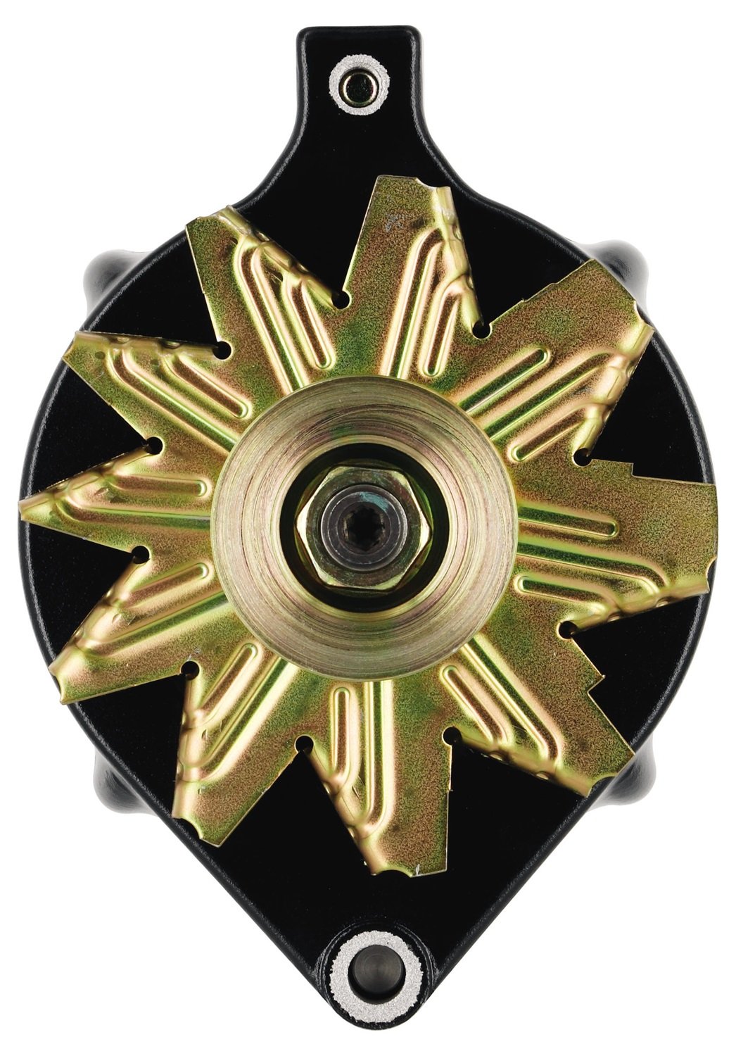 Alt Ford Powermaster Upgrade Black 100A Smooth Look™ 6 grv Pulley 1-Wire