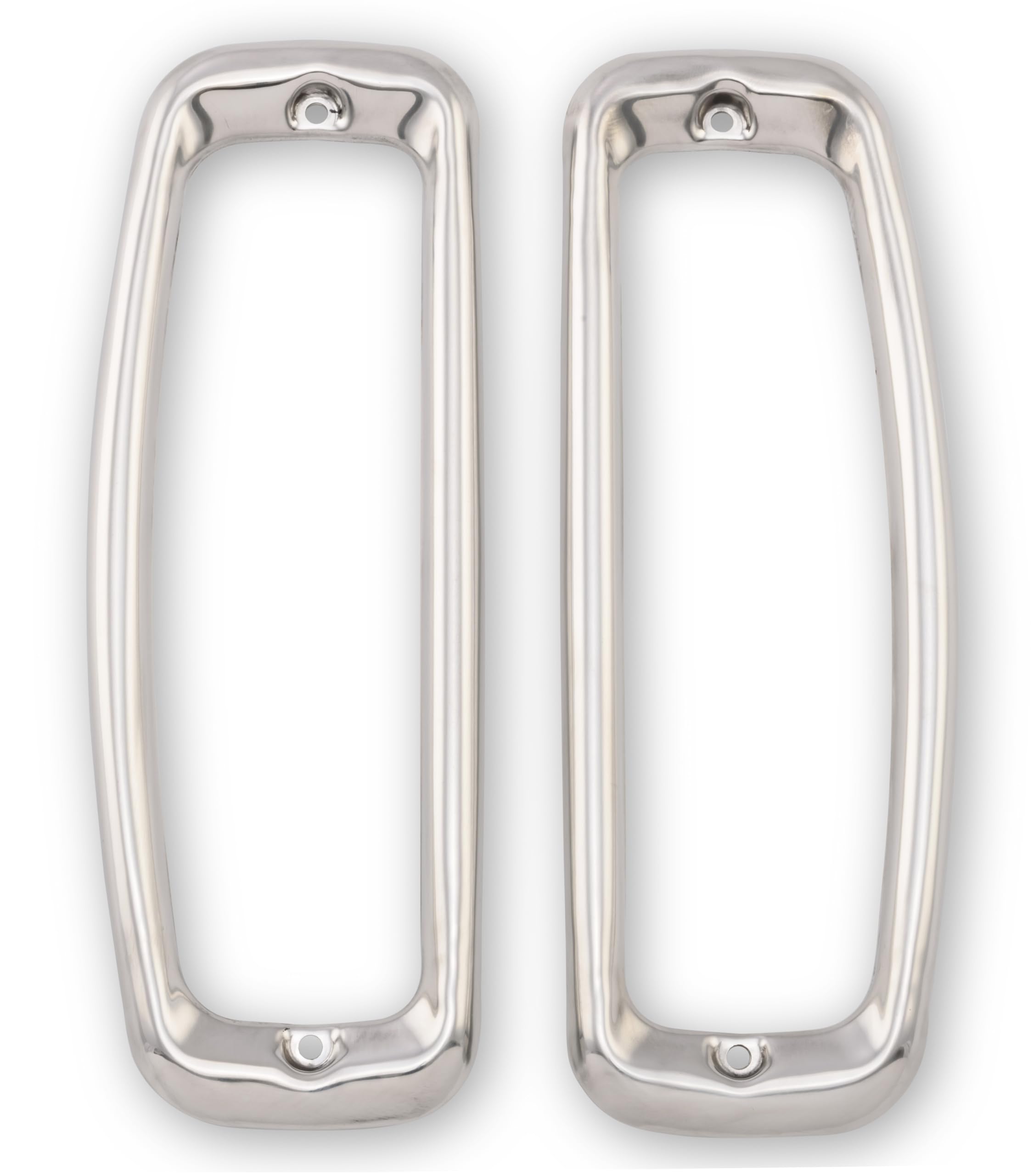 C7TZ-99279A6-7S Scott Drake Stainless Steel Taillight Bezels
