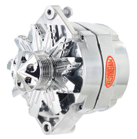 Alt GM 12SI Powermaster Polish 100A 6 grv Pulley & Cone 1 or 3 Wire
