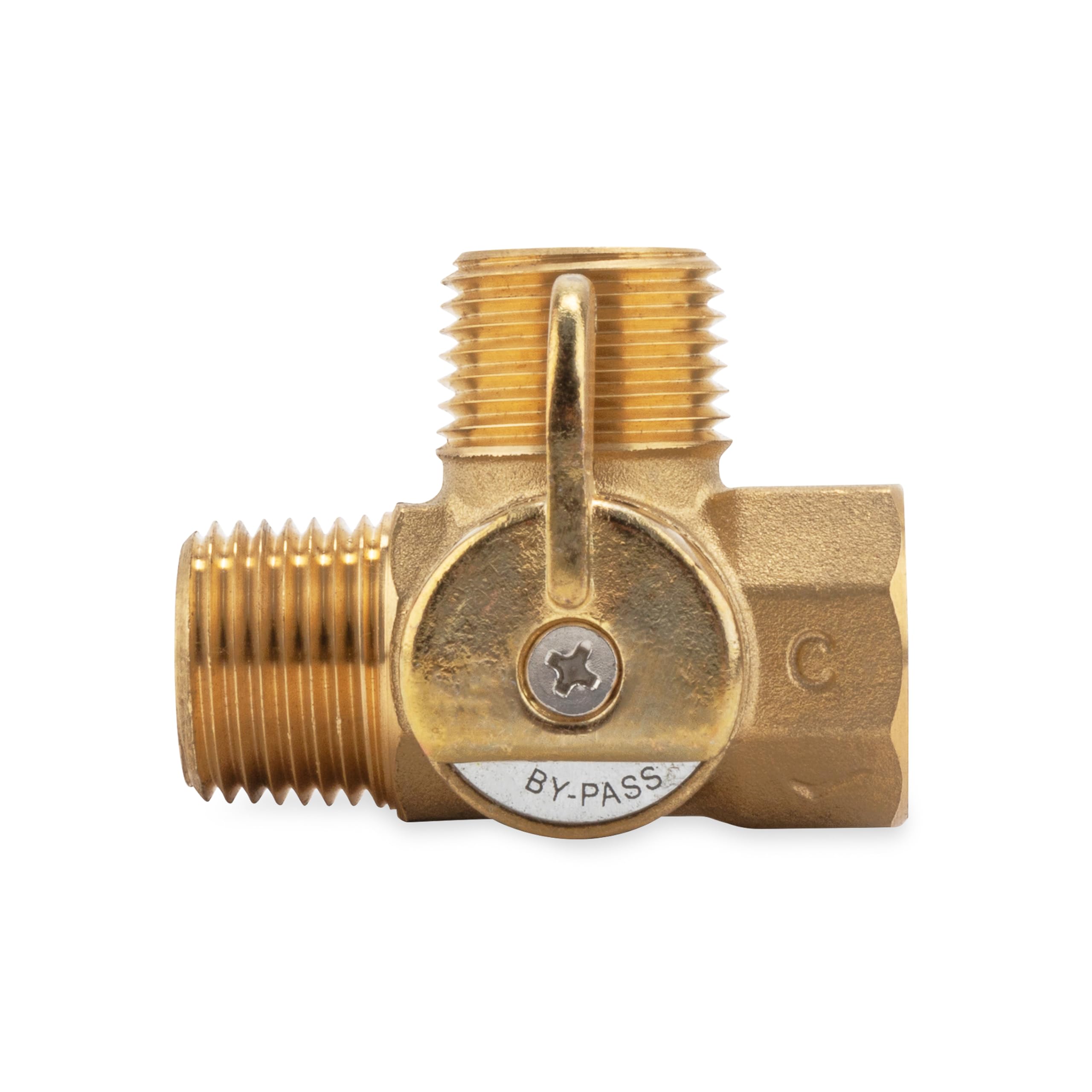 Camco Water Heater RV By-Pass Kit - Features 12-Inch Nylon Reinforced Hose & Durable Brass Valves - Essential RV Winterization Tool - Compatible with 10 Gallon Tanks (35963)