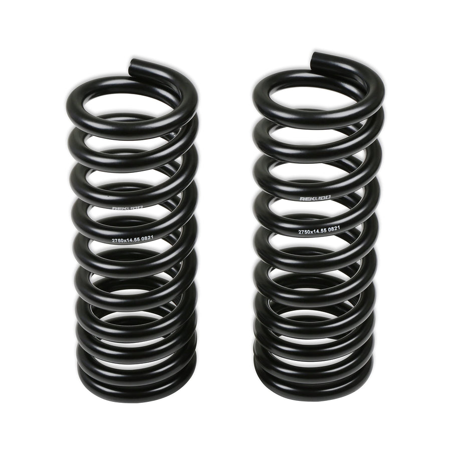 RK200-11 REKUDO Front Lowering Coil Springs 1" Drop Progressive Pair