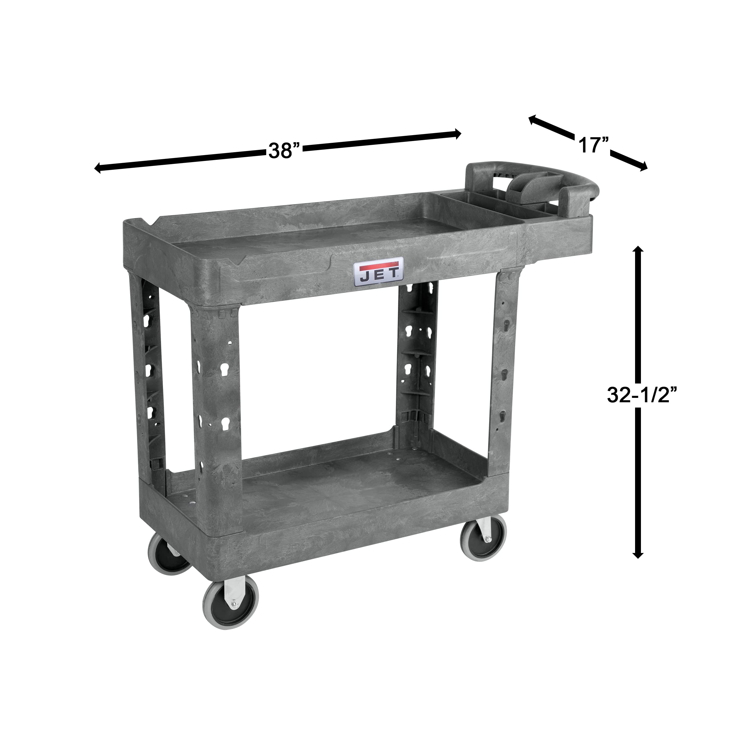 JET Utility Service Cart 41" x 17", 550 Lbs. Capacity (PUC-4117)