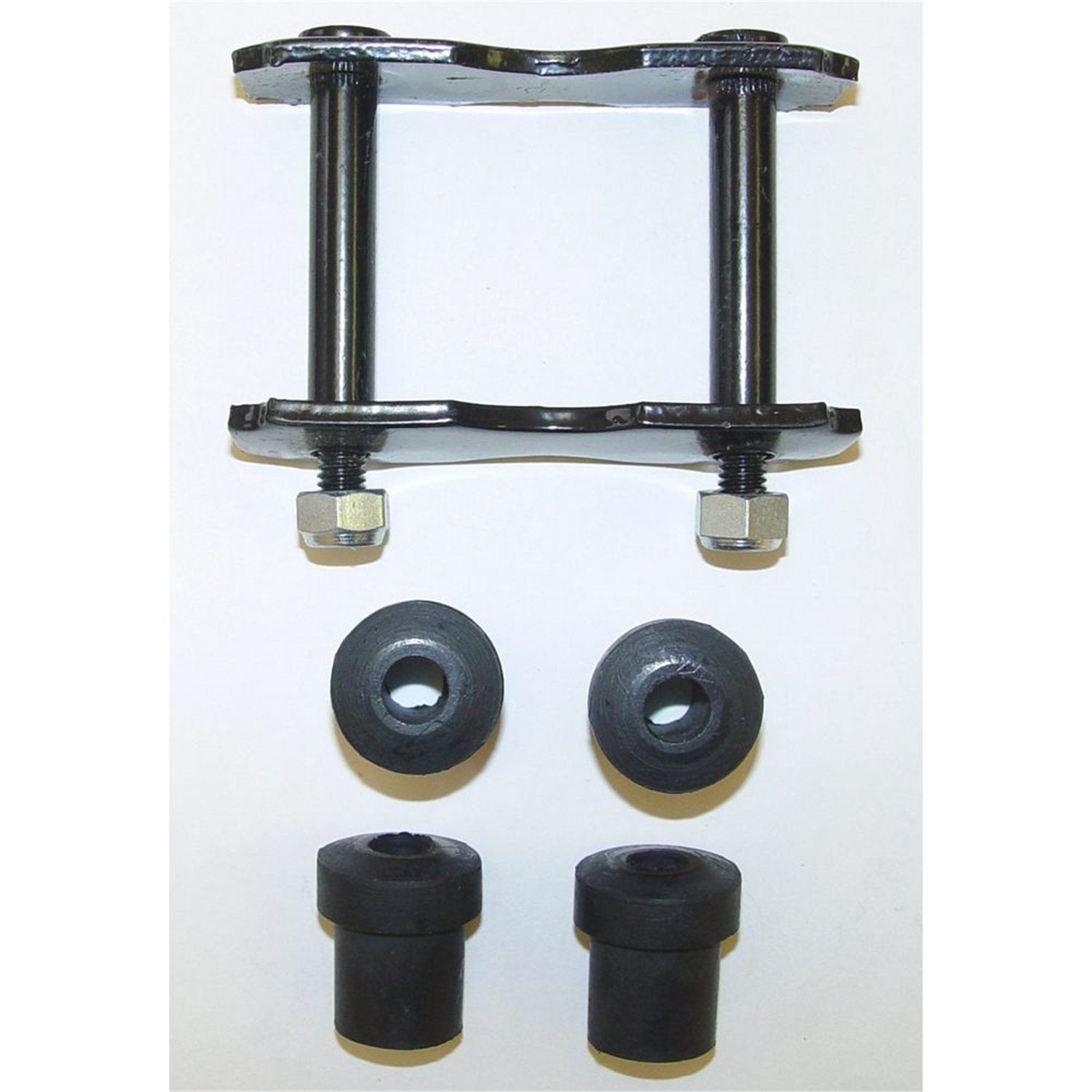 Omix-Ada 18271.01 | Suspension Leaf Spring Shackle Kit, Front | OE Reference: 5357620K | Fits Jeep 1976-1986 CJ