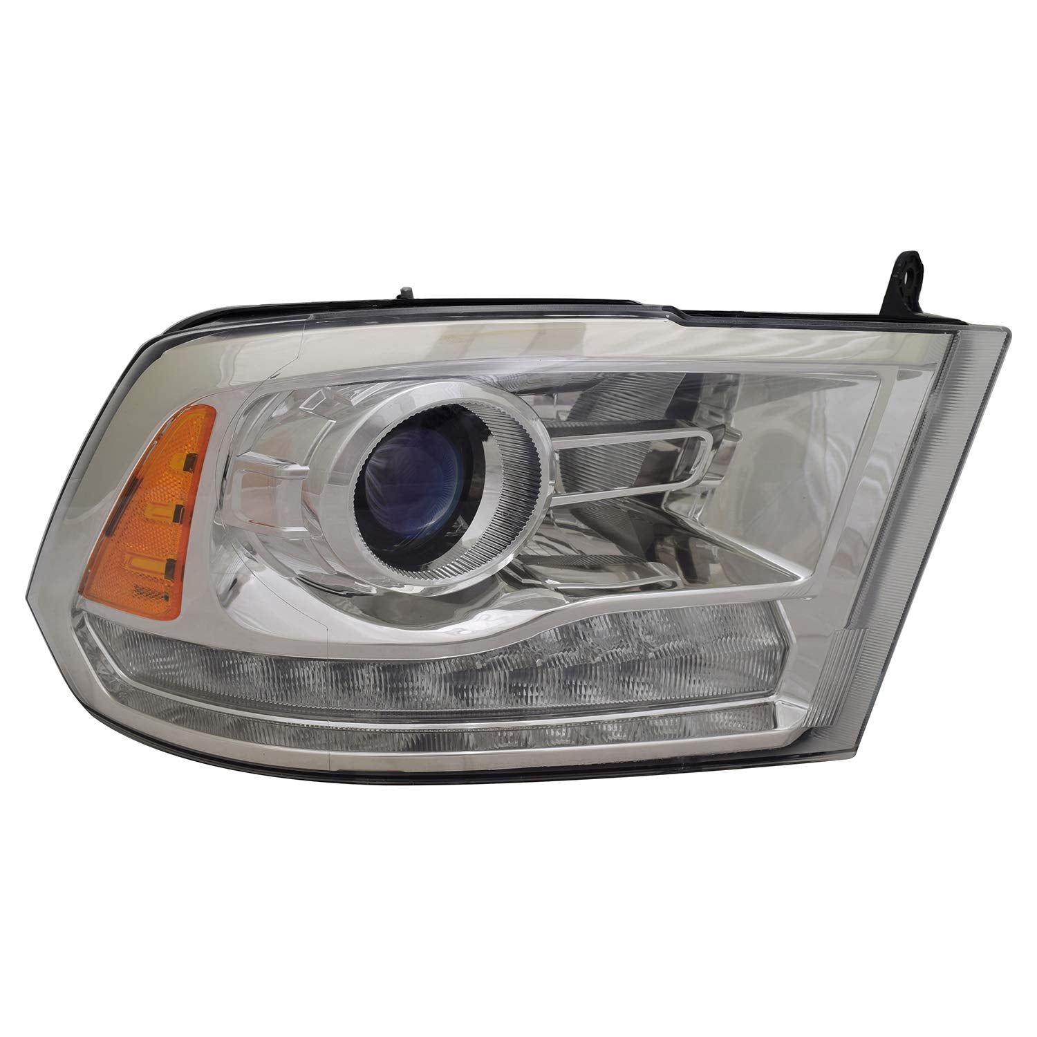Right TYC Headlight Assembly Compatible with 2013-2015 Dodge Ram 1500 Pickup