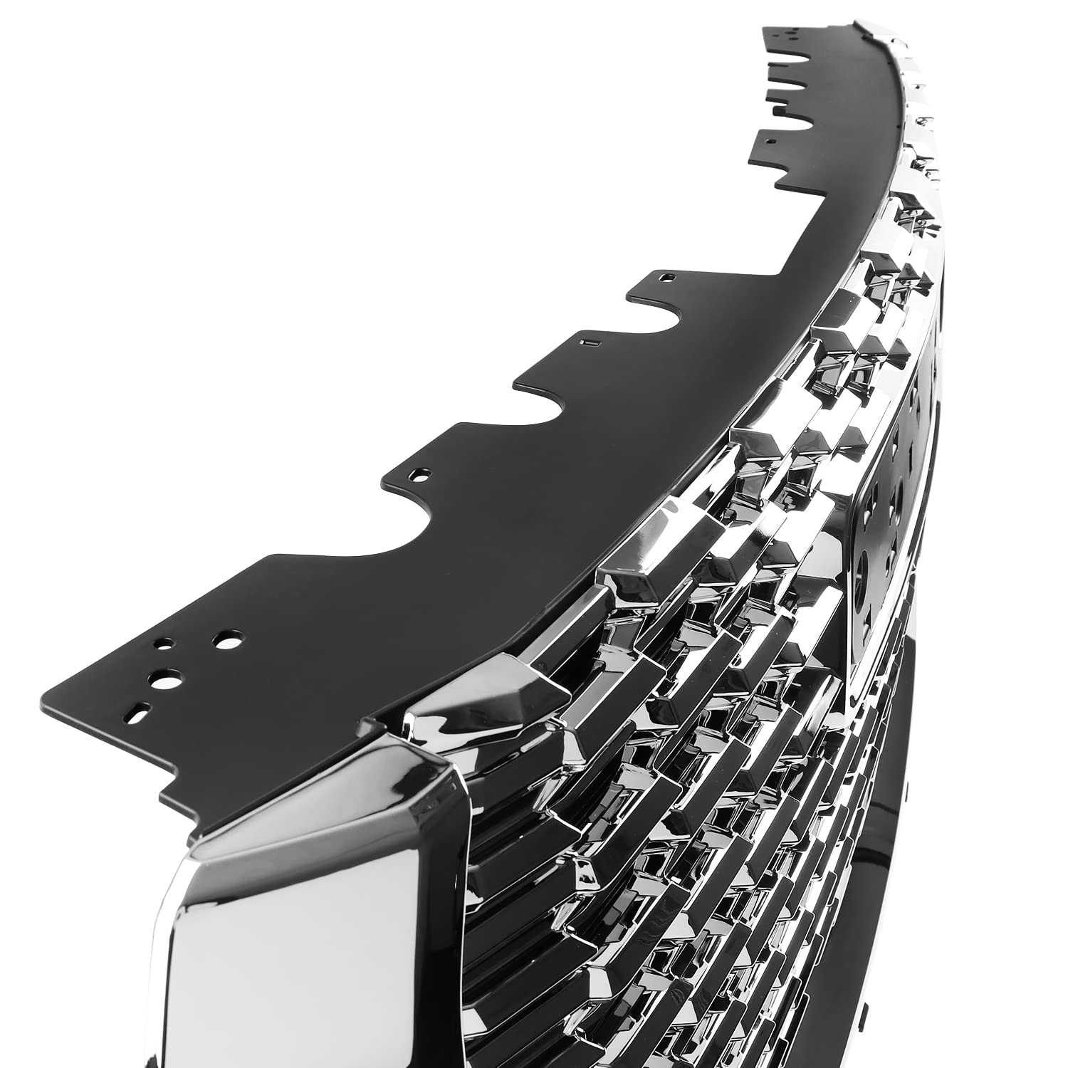 Chrome Denali Style Spec-D Tuning Front Hood Grill Grille Compatible with 2021-2023 GMC Yukon XL