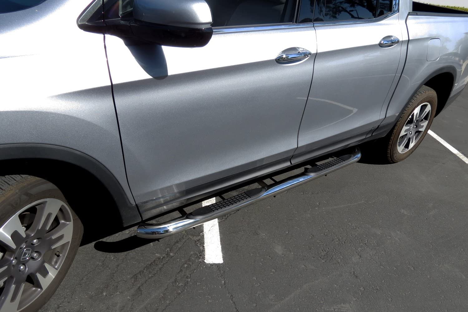 251707 Steelcraft Automotive Side Bars Fits Honda Ridgeline - Stainless Steel