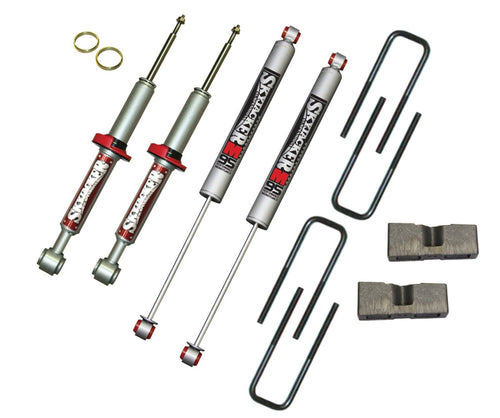 Skyjacker Suspension Lift Kit F430STBM w/Shock M95 Performance Shocks 3 in. Lift Incl. Front Struts Rear Blocks U Bolts