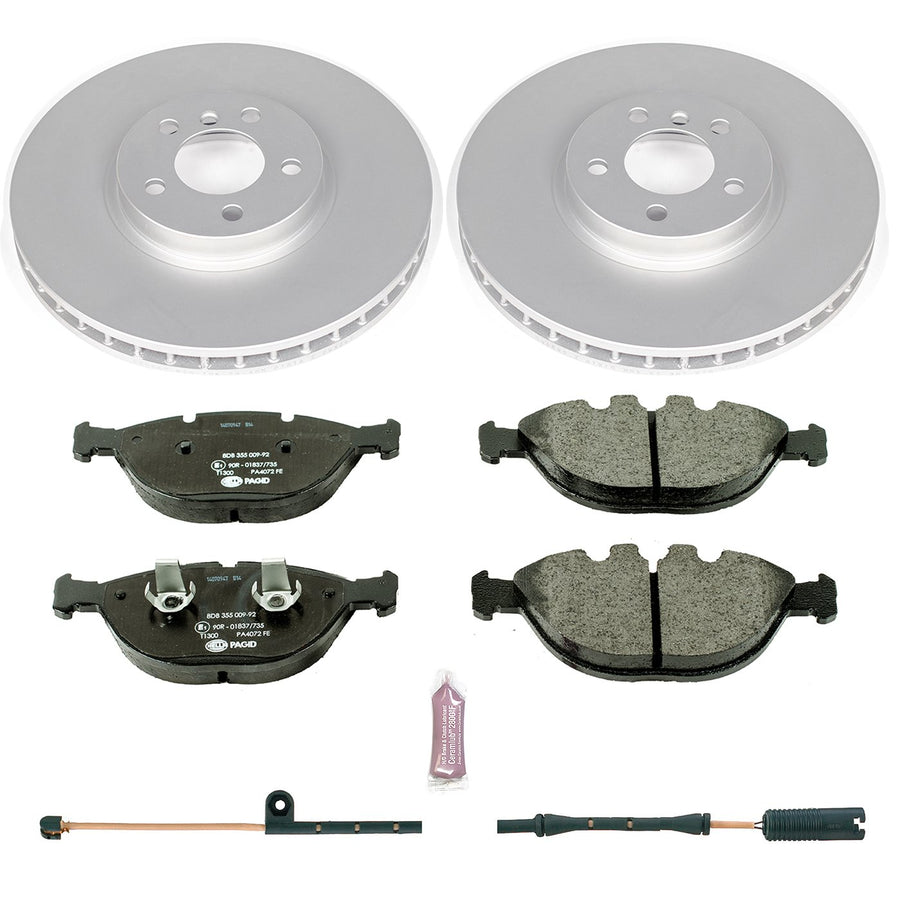 Euro-Stop Power Stop ESK956 Brake Kit Front For BMW X5 2002-2003, BMW X5 2005-2006 [Model Specific]