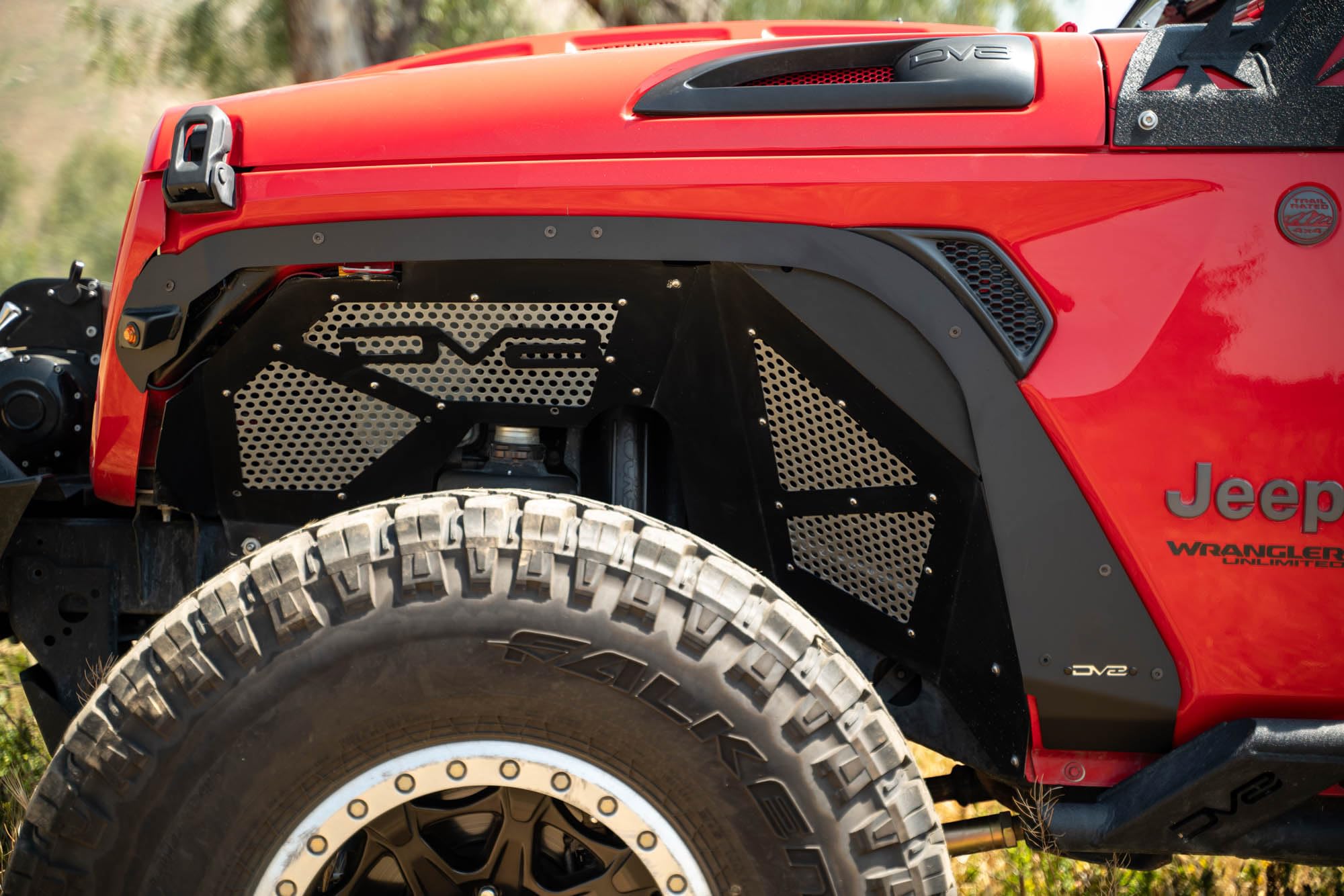 Fender Deletes for Jeep Wrangler JL 2018-2025 | Improved Articulation Provides for Rock Crawling | Plug & Play Amber Turn Signals | Micro-Texture Black Powder Coat | 3.5mm Steel Construction