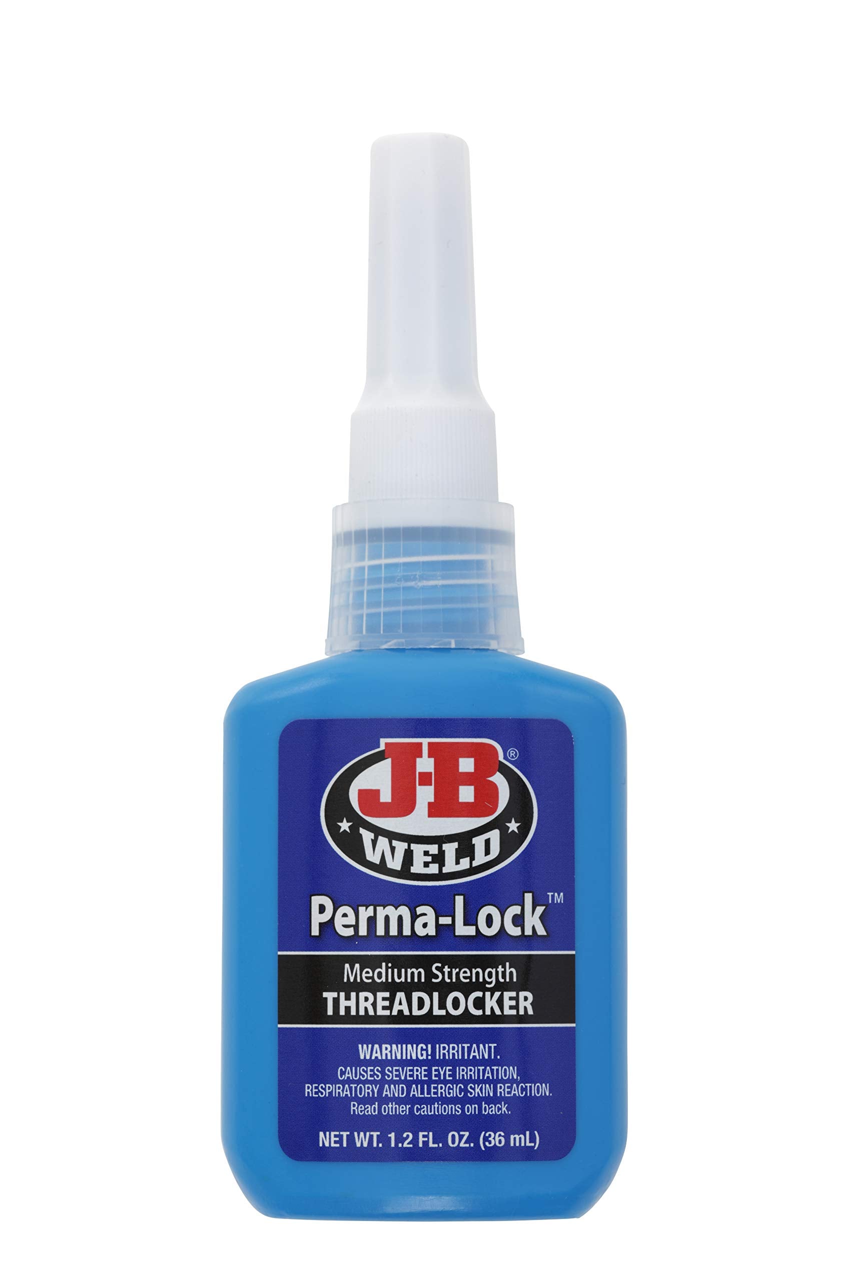 J-B Weld Perma-Lock Medium Strength Threadlocker - Blue - 36 ml
