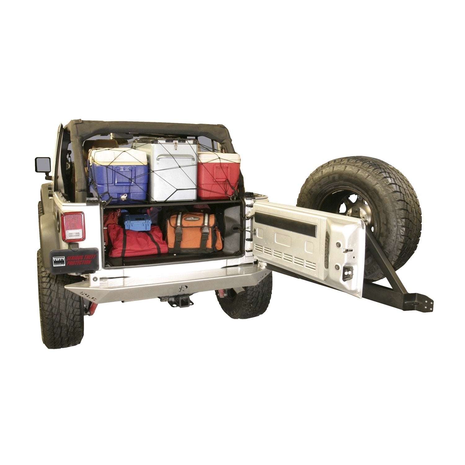 Cargo Enclosure - Tuffy Security Products | Standard for Jeep Wrangler JK Unlimited | 2011-2018