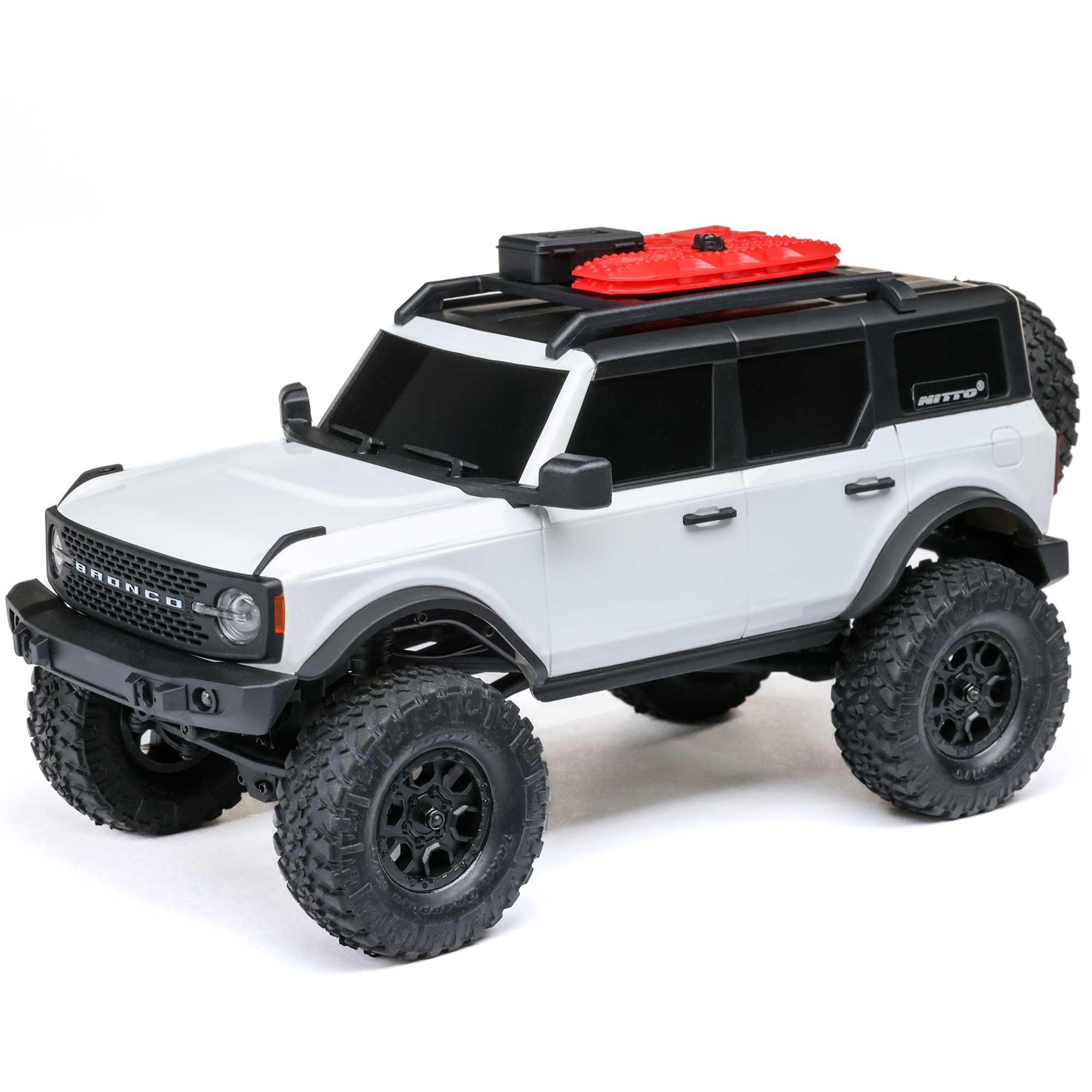 Axial 1/24 RC Truck SCX24 Ford Bronco 4X4 RTR Brushed Rock Crawler (Battery & Charger Included), White, AXI00006V2T4