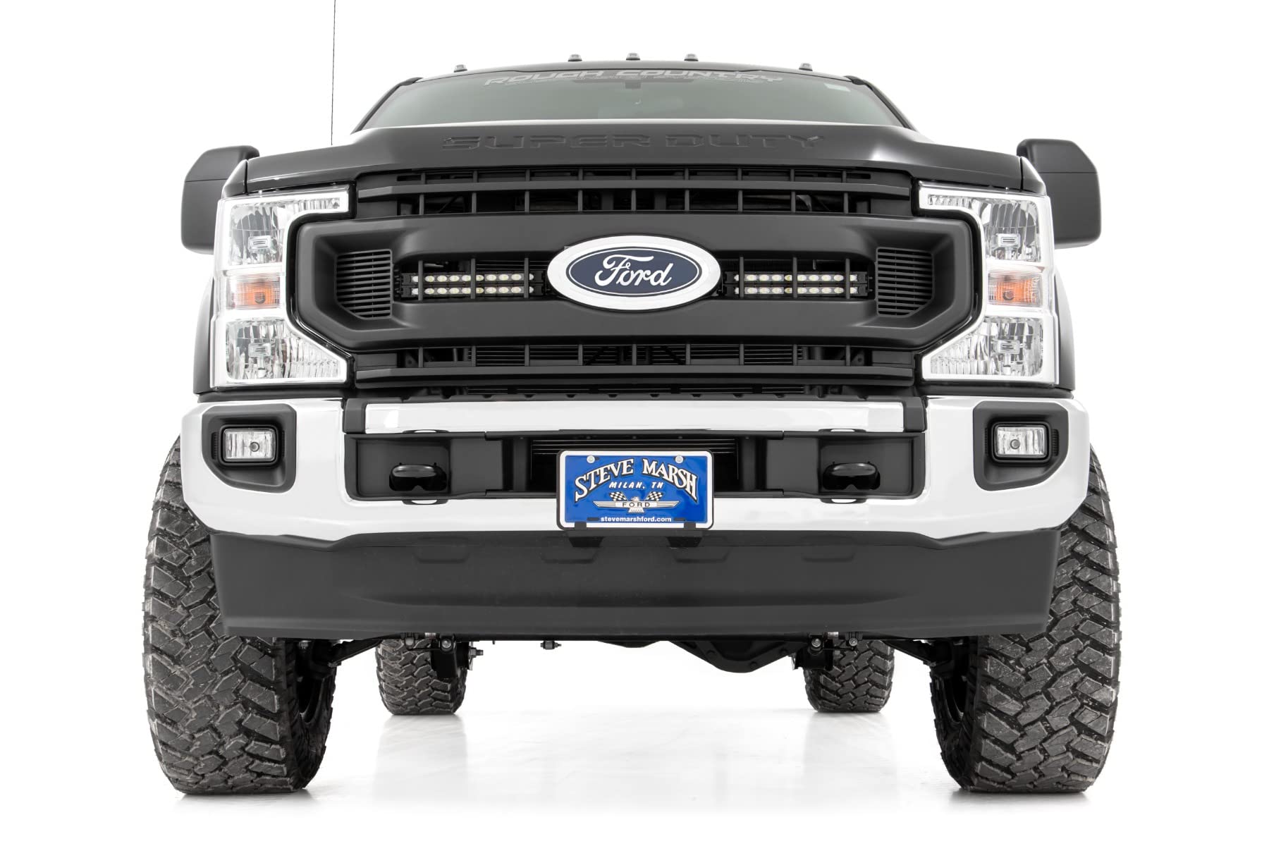 10" Rough Country Slimeline Grille Mount LED Kit for 20-21 Super Duty - 70898