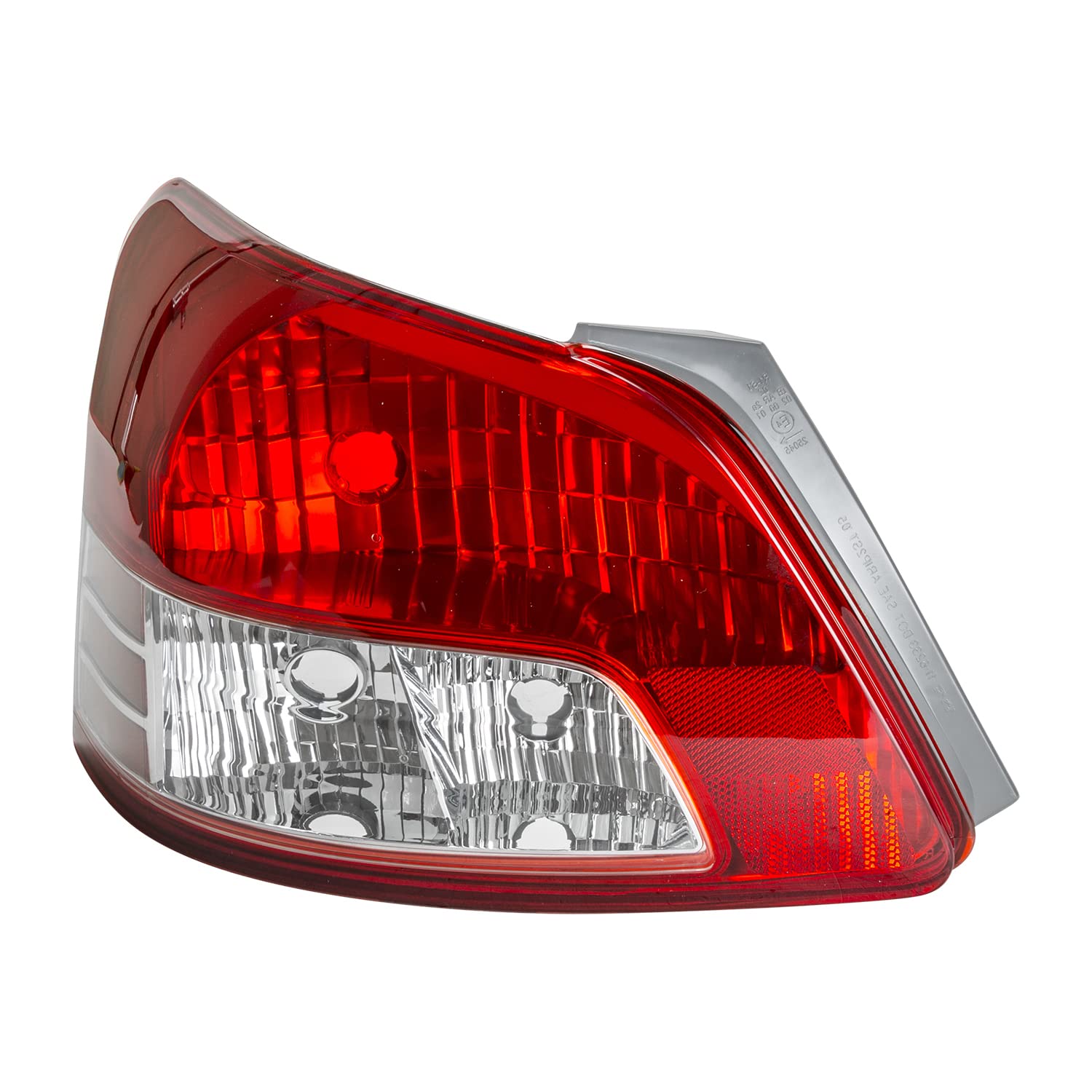 Left TYC Tail Light Assembly Compatible with 2007-2012 Toyota Yaris